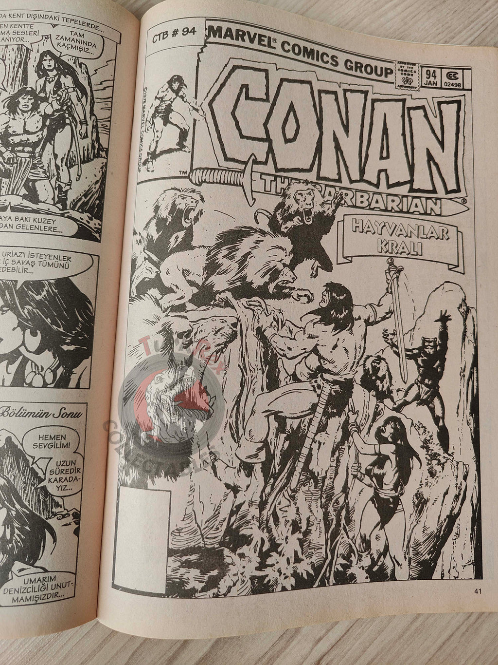 Conan The Barbarian #10 2001 Turkish Comic Turkey #92 #93 #94 #95