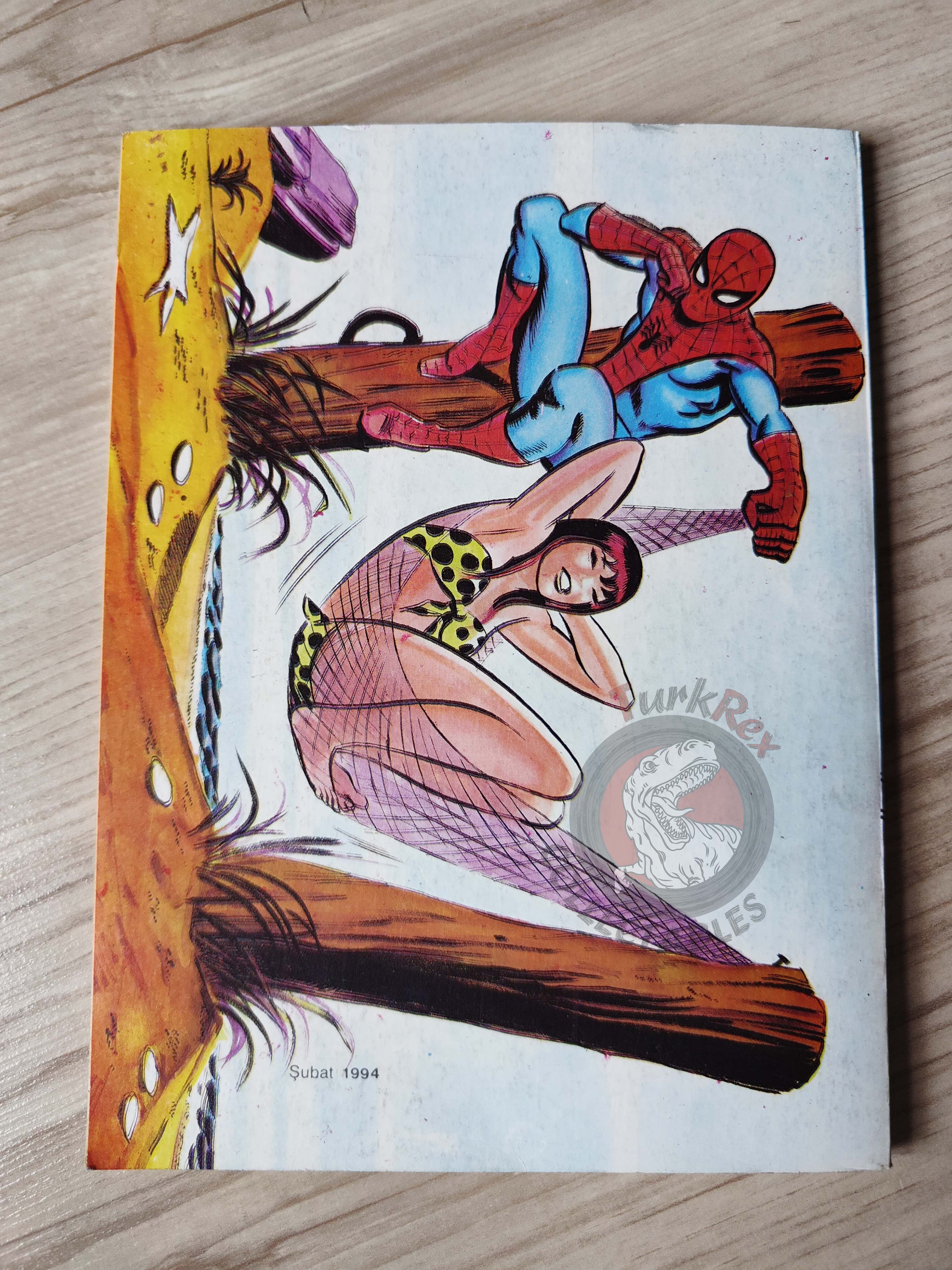 Spider-Man #163 1994 Turkish Comic Turkey Web Of #88 #89 #86 Amazing #201 #202 Marvel Team Up #125
