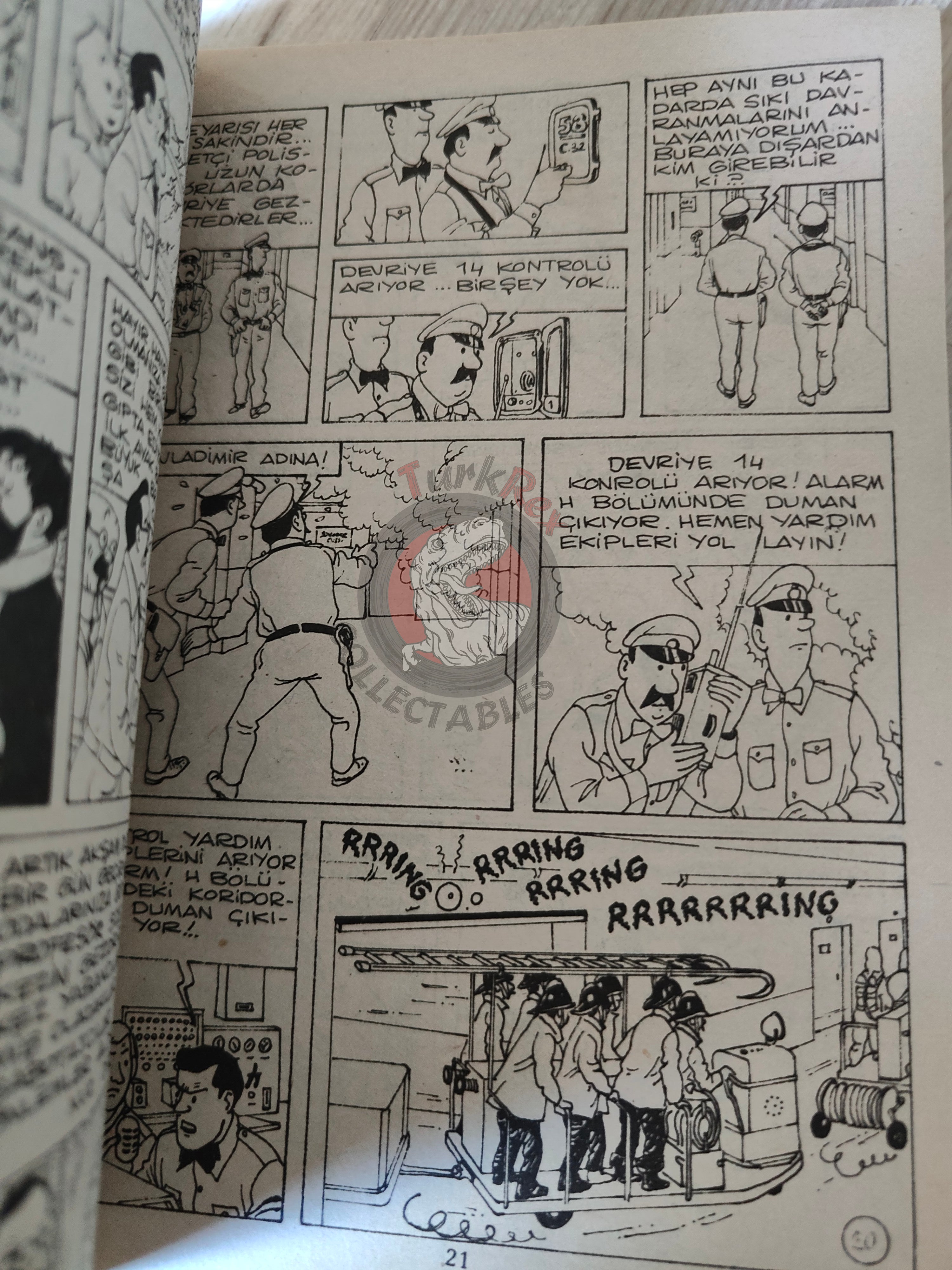 Tintin – Destination Moon mid 1980s Turkish Edition Comic Turkey 2