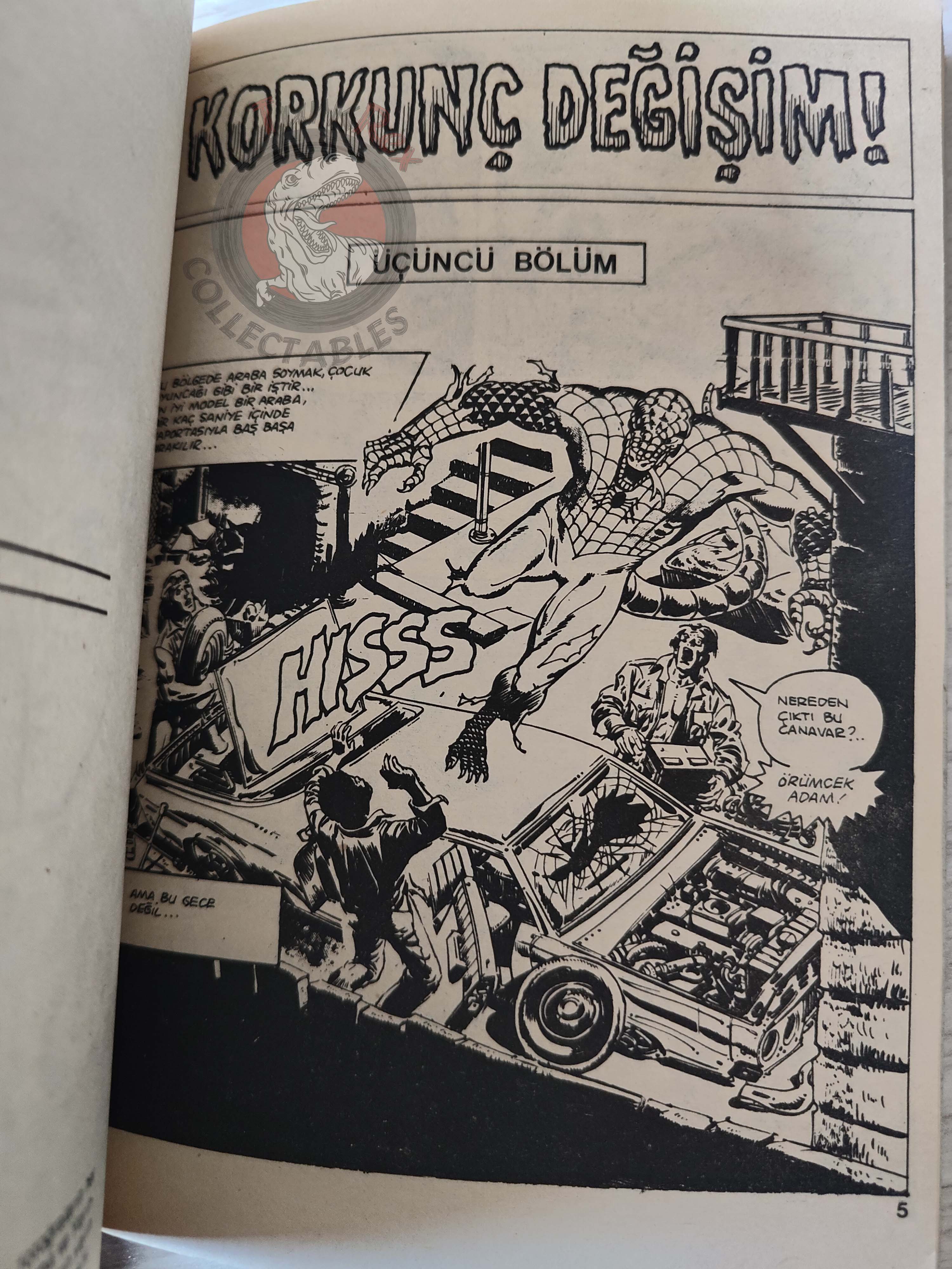 Spider-Man Vol #8 1988 Turkish Comic Turkey Spectacular #52 #38 #39 #40 Sub-Mariner #1