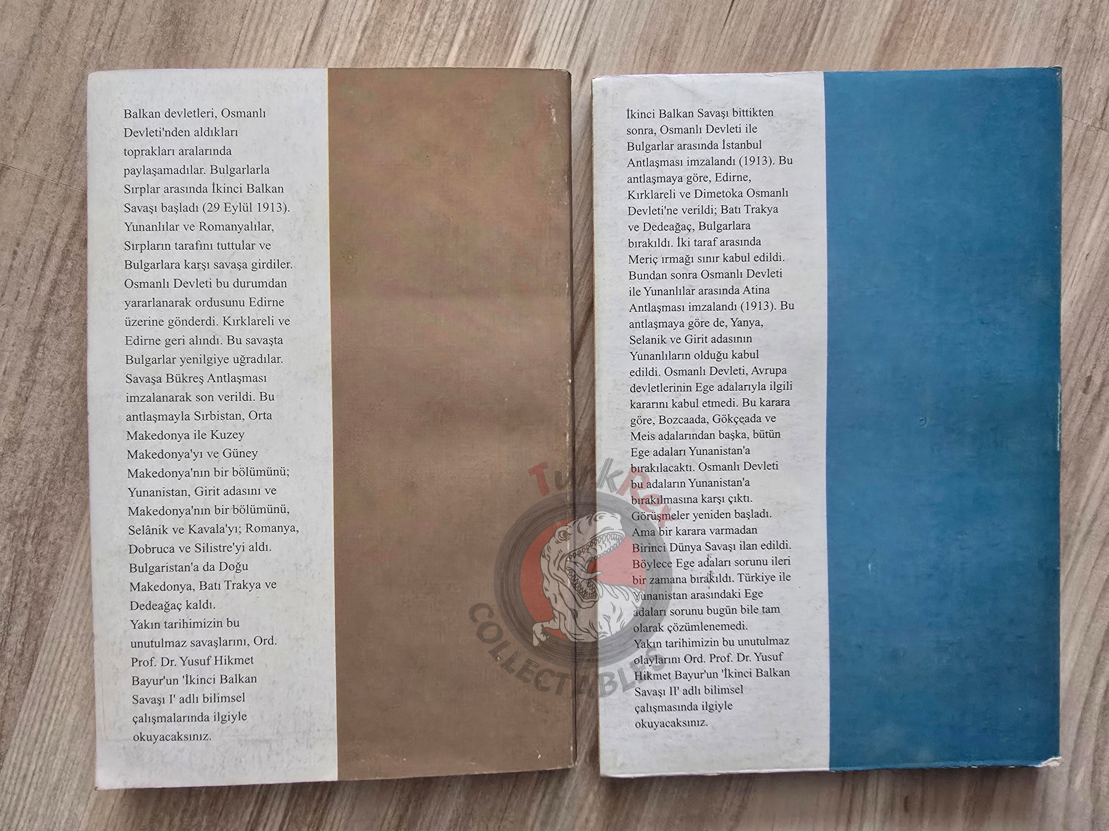 The Second Balkan War 1999 Turkish Book Turkey Enver Pasha Ottoman Empire