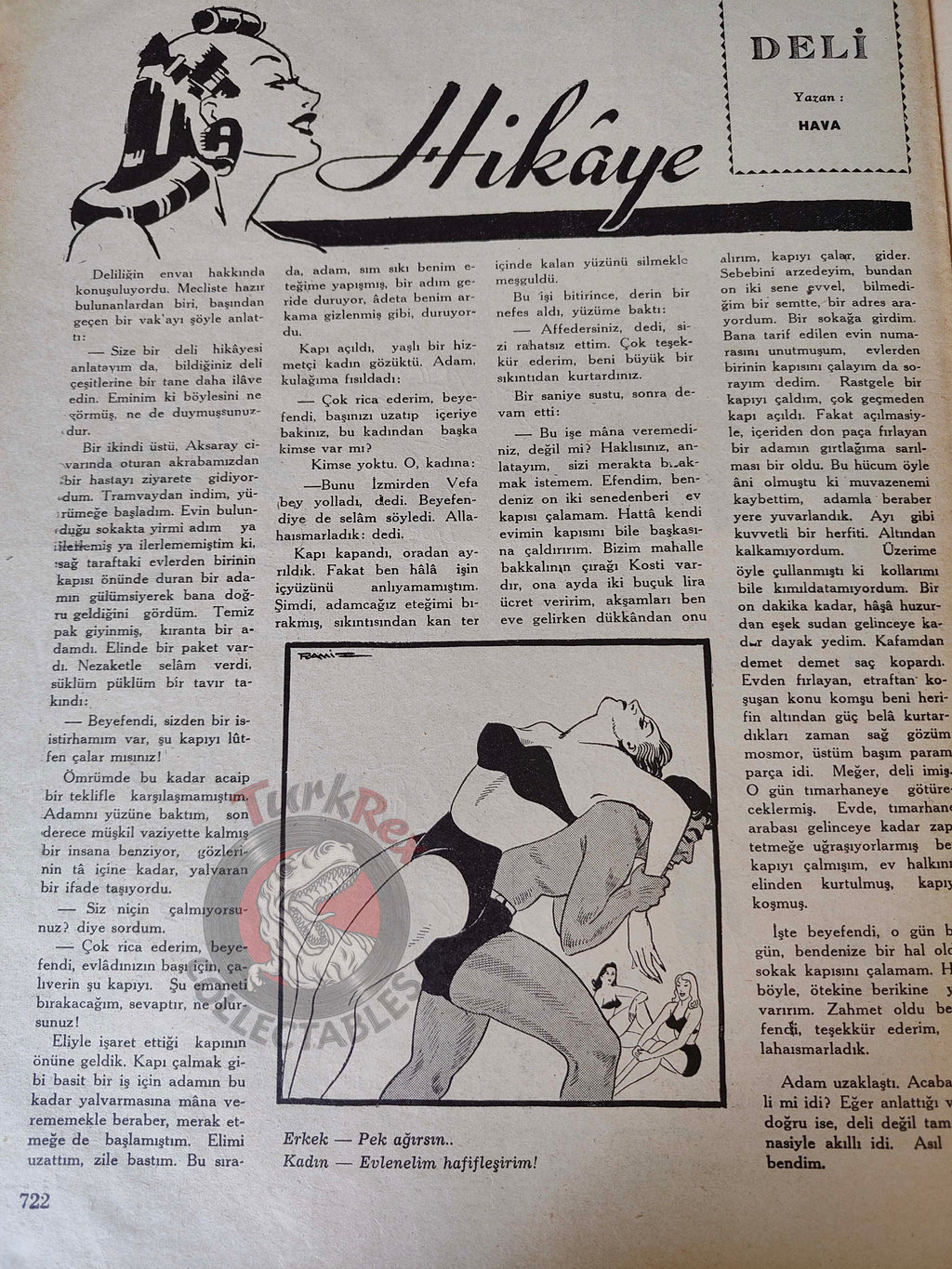 Mizah 1948 Humor Magazine Turkish Turkey Uncle Sam Moscow Conference Soviet Russia USA