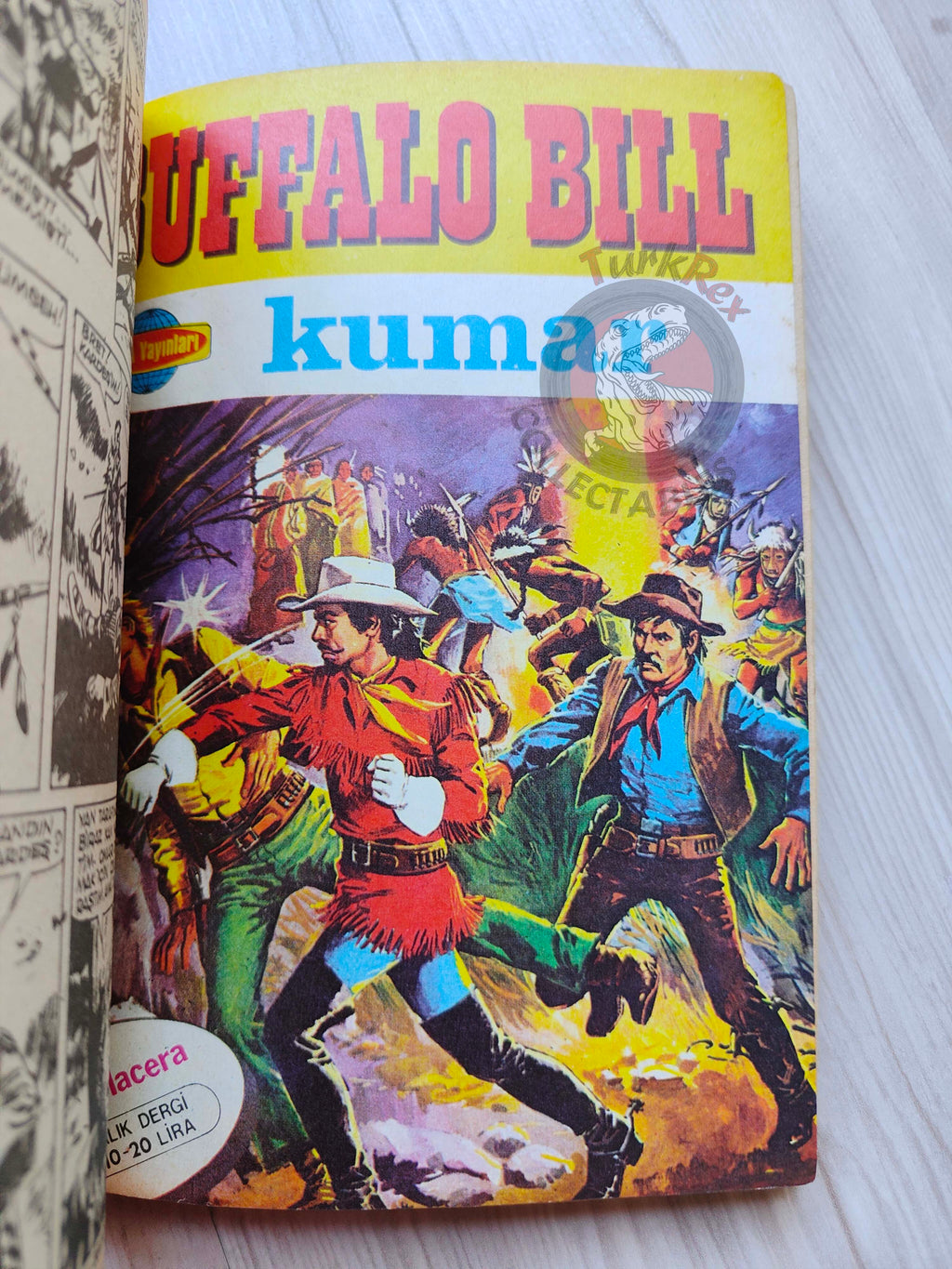 Buffalo Bill  –  Volume  #5 1981 Turkish Comic Turkey Geronimo Zorro