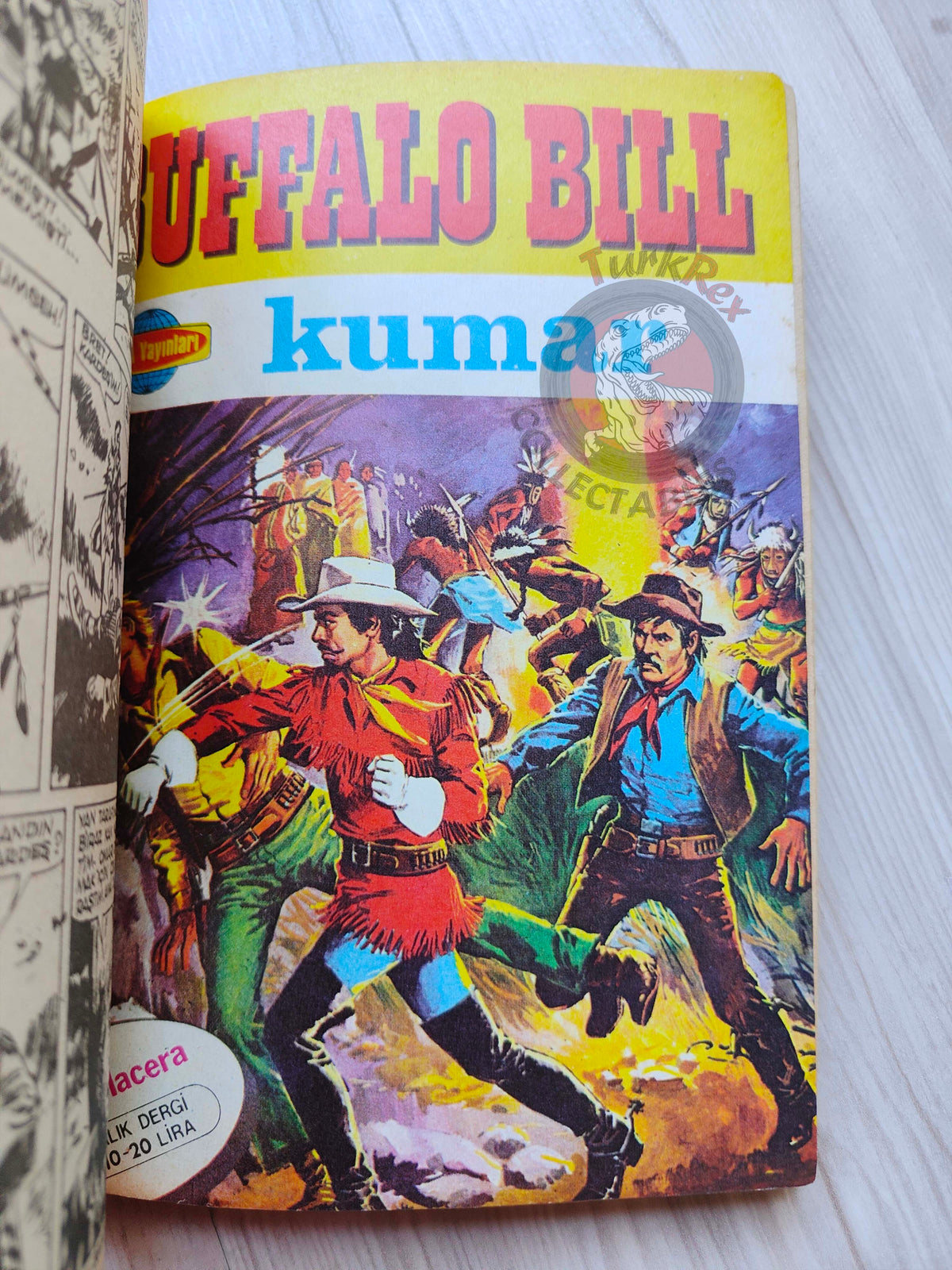 Buffalo Bill  –  Volume  #5 1981 Turkish Comic Turkey Geronimo Zorro
