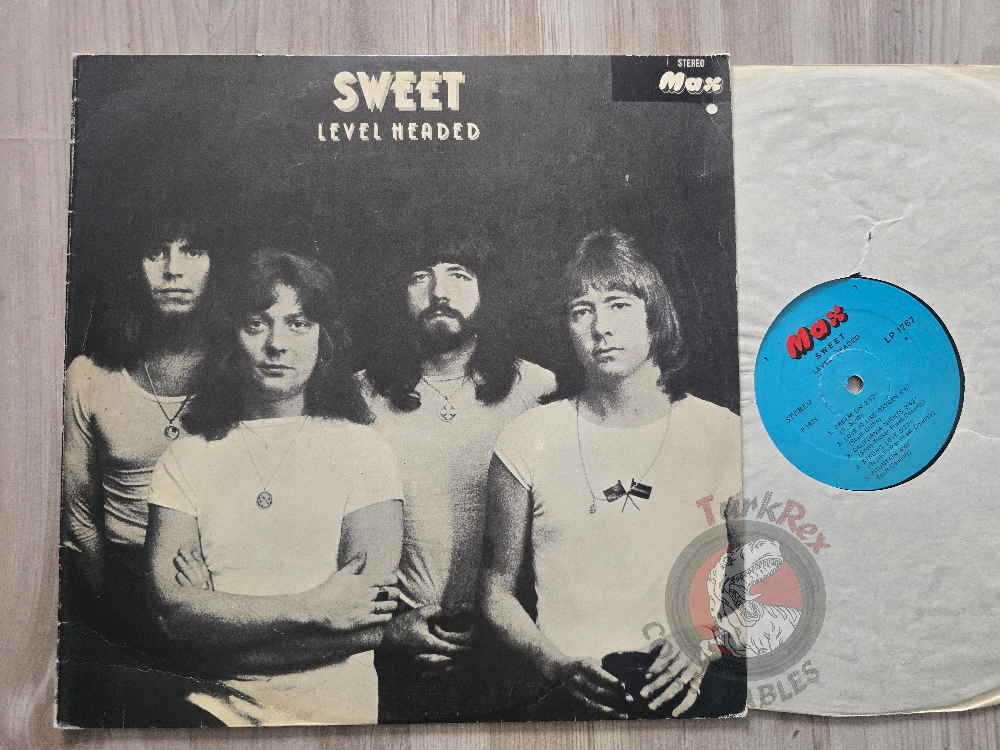 The Sweet – Level Headed Turkish Pressing Vinyl Turkey Edition
