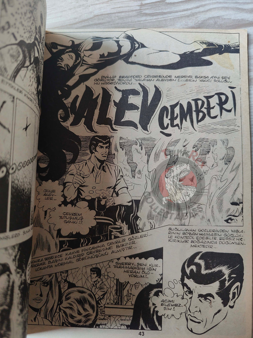 Süper Korku #20 late 80s Turkish Comic Turkey Creepy Eerie From the Darkness #1 Vampirella