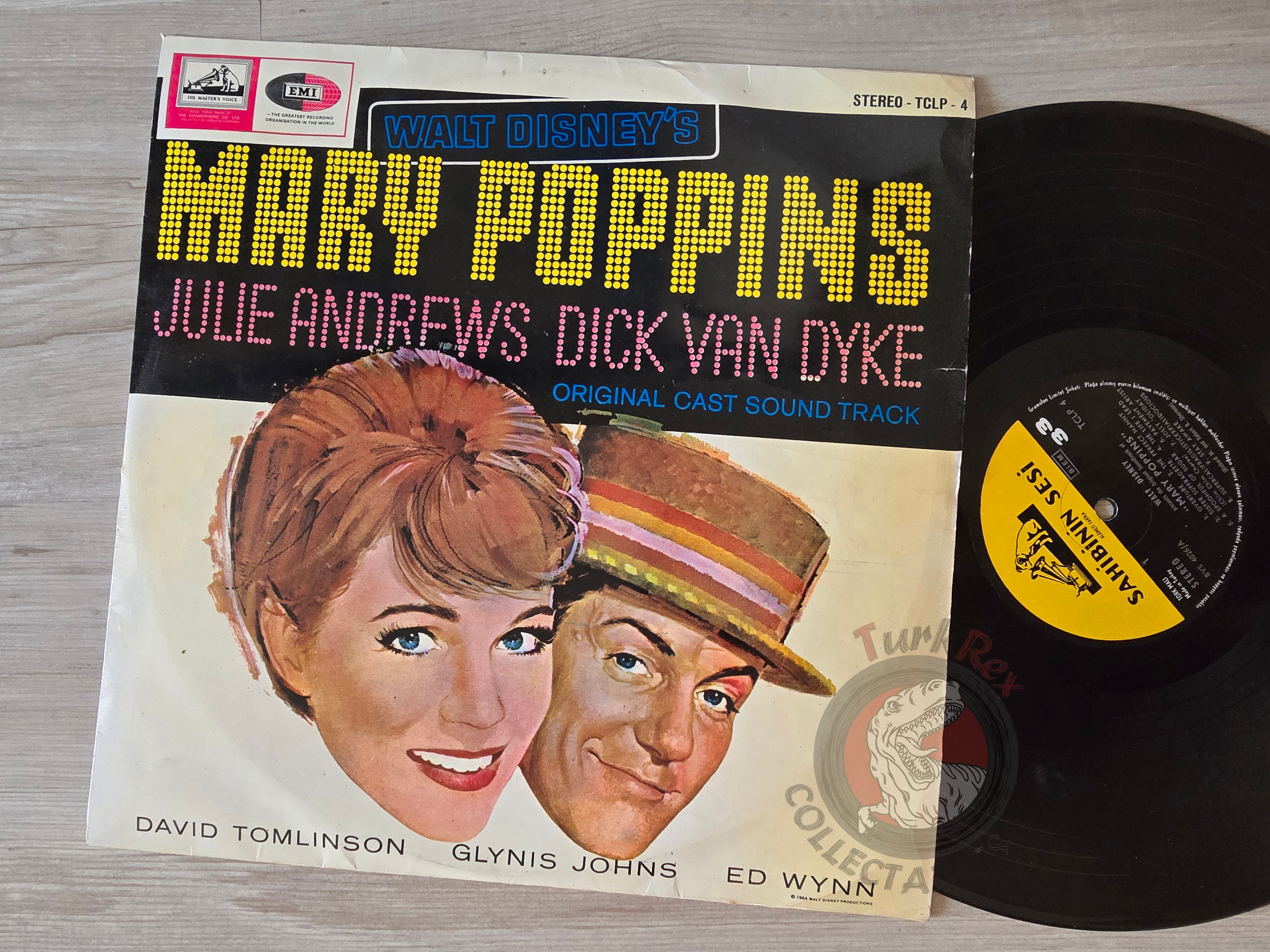 Mary Poppins: Original Cast Soundtrack  Turkish Pressing Vinyl Turkey Edition