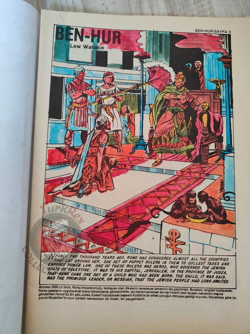 Ben-Hur – Lew Wallace Turkish Comic Turkey Classics Illustrated