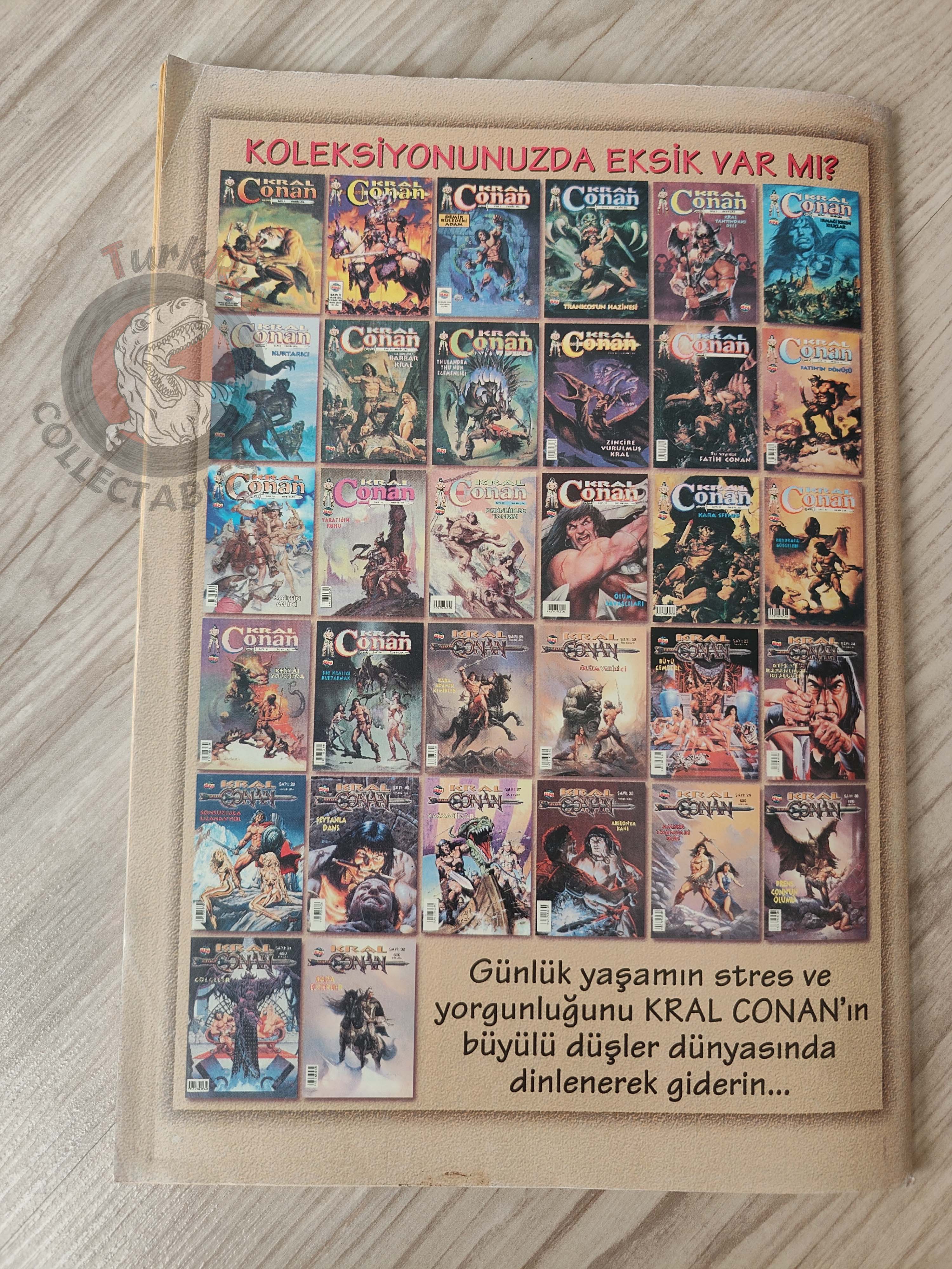 Conan The Barbarian #1 2001 Turkish Comic Turkey #57 #58 #59 #60