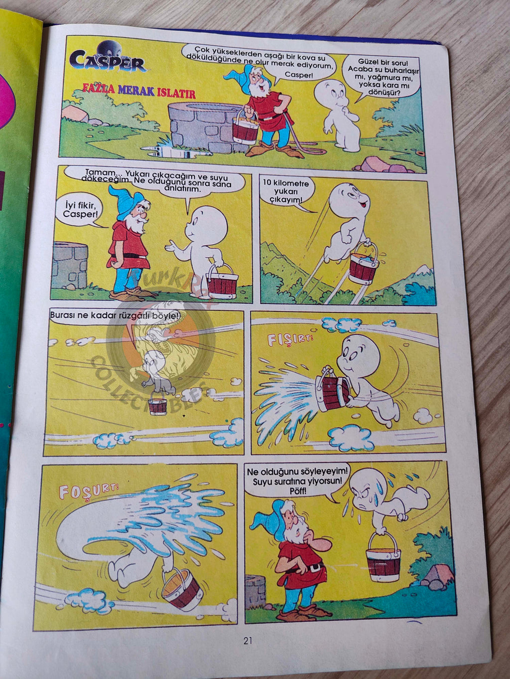 Casper the Friendly Ghost Magazine – Issue #13 1996 Turkish Comic Turkey