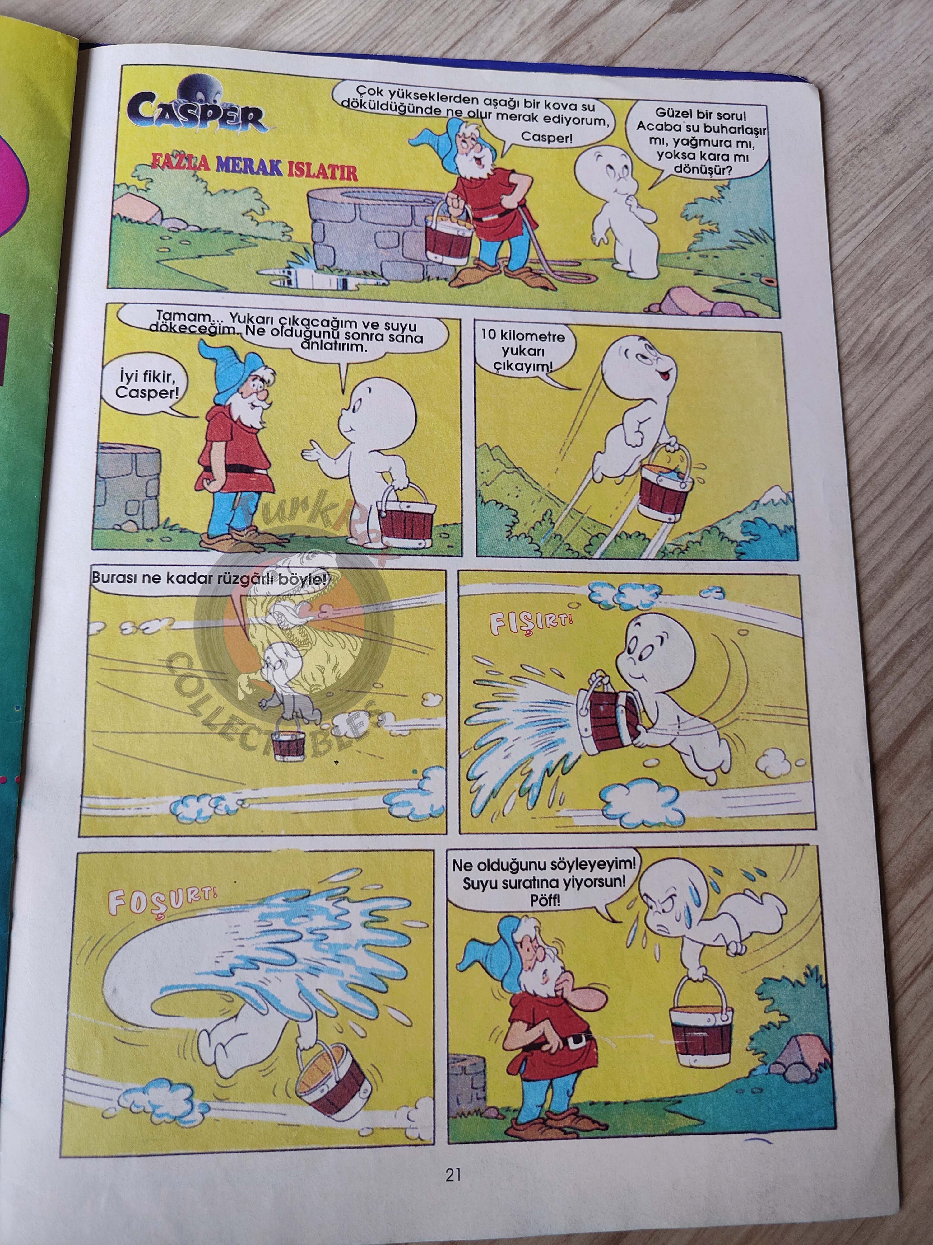 Casper the Friendly Ghost Magazine – Issue #13 1996 Turkish Comic Turkey