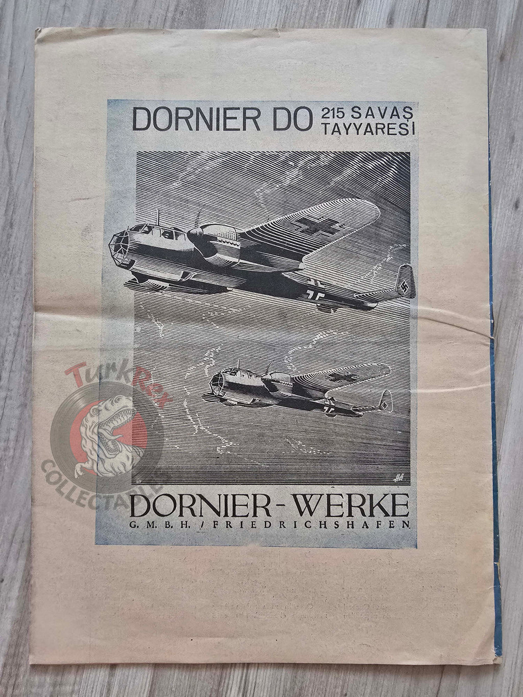 Aviation 1942 Spitfire Dornier Do 215 Turkish Magazine Turkey WW2 World War Two French Pierre Cot