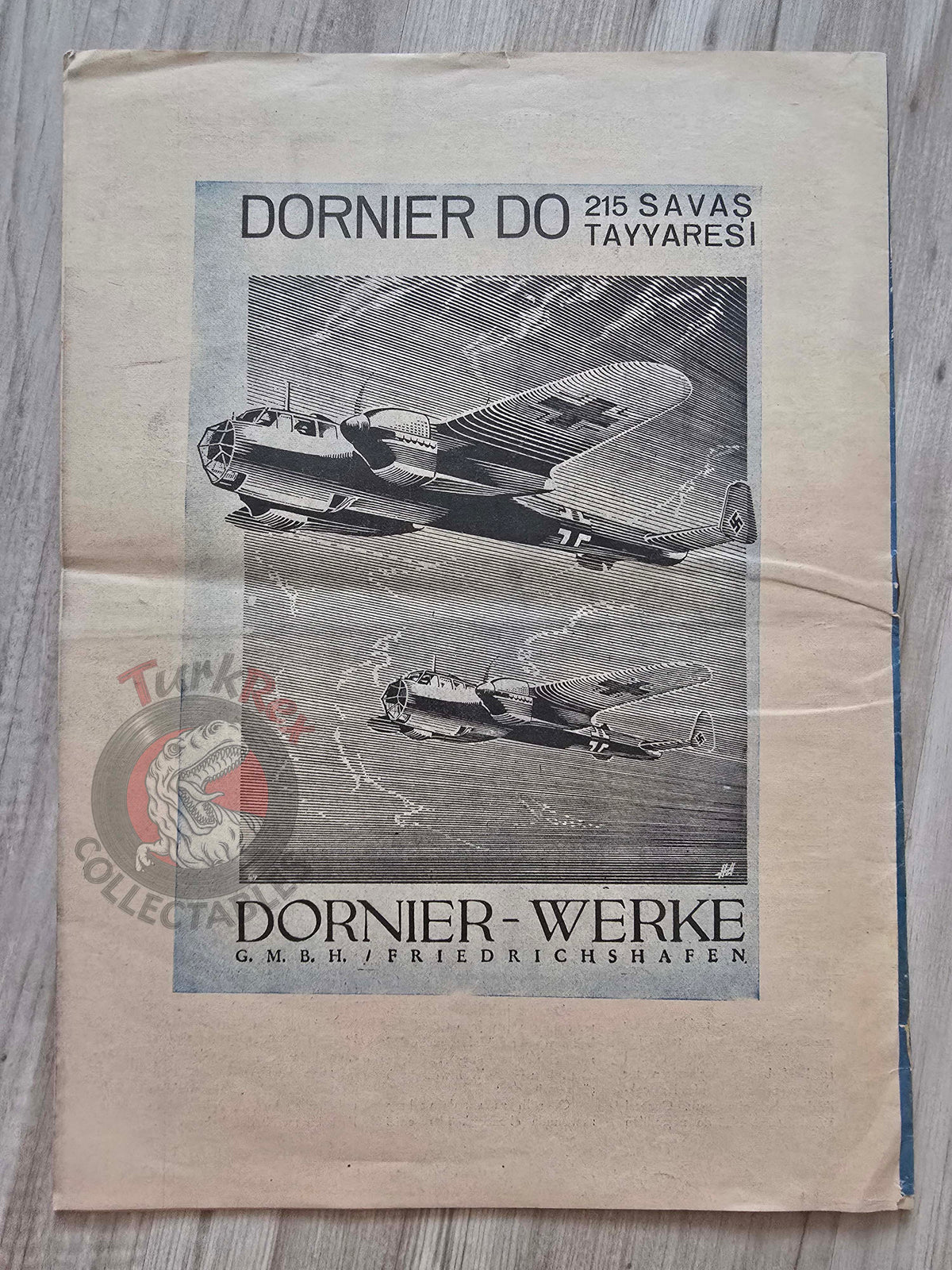Aviation 1942 Spitfire Dornier Do 215 Turkish Magazine Turkey WW2 World War Two French Pierre Cot