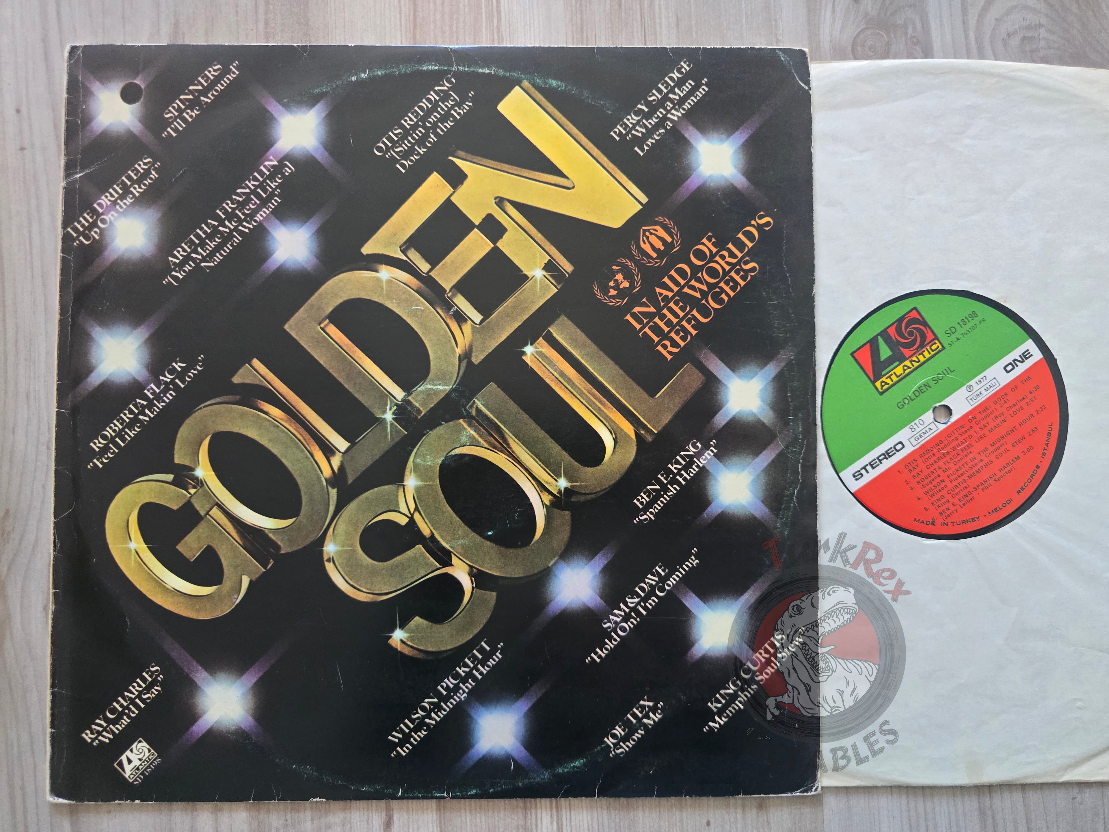 Various – Golden Soul Turkish Pressing Vinyl Turkey Edition