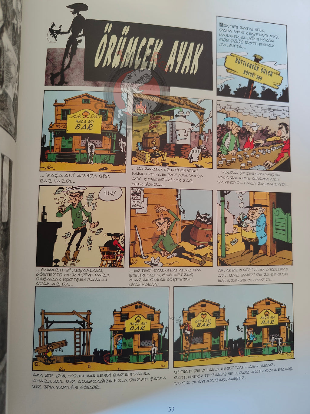Lucky Luke – L'integrale #3 Turkish Comic Turkey L’Elixir du Docteur Doxey