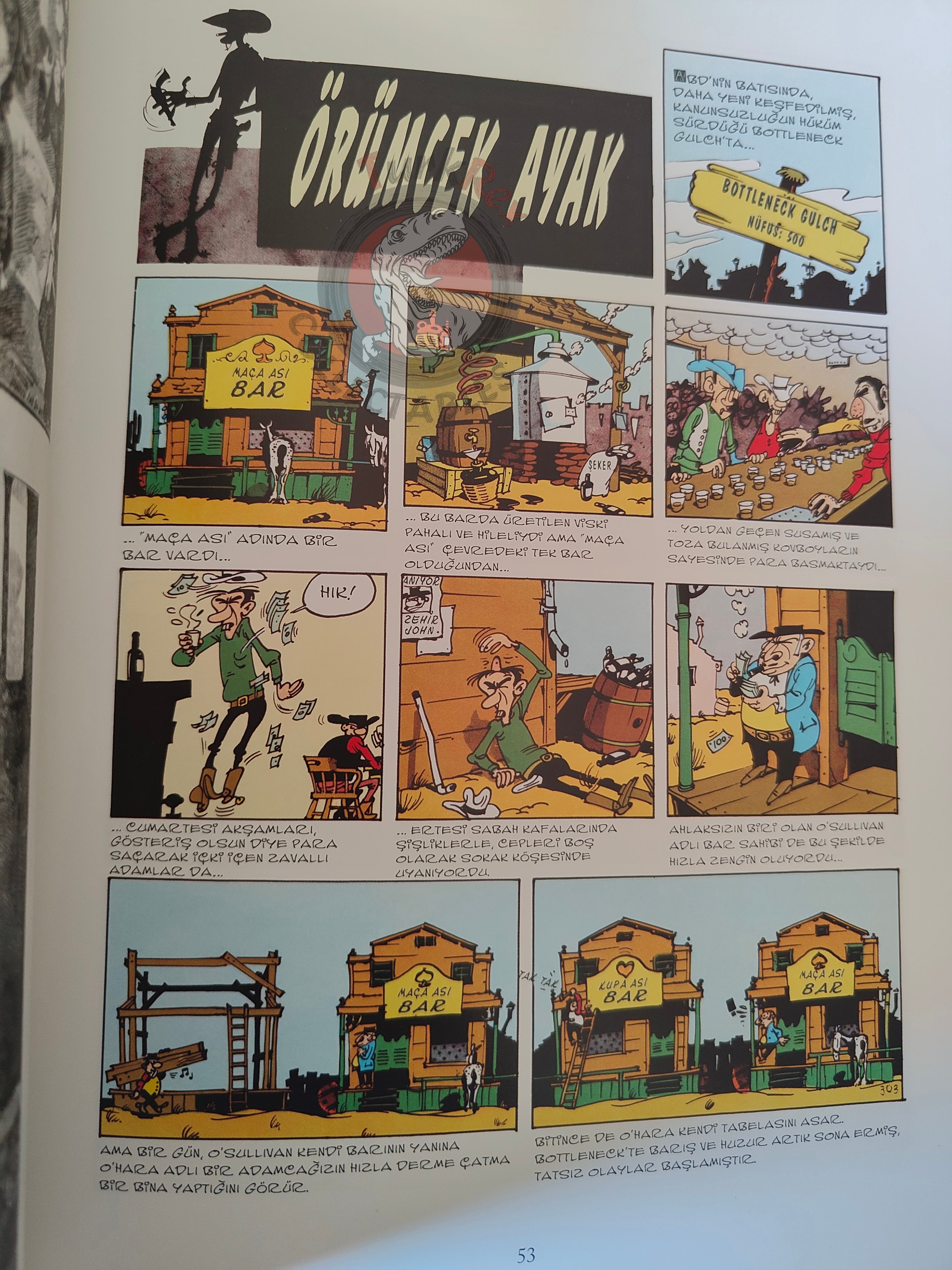 Lucky Luke – L'integrale #3 Turkish Comic Turkey L’Elixir du Docteur Doxey