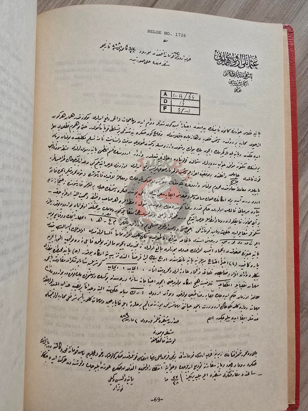 Military History Documents Journal 1980 Turkish Book Turkey Balkan Wars Ottoman Military
