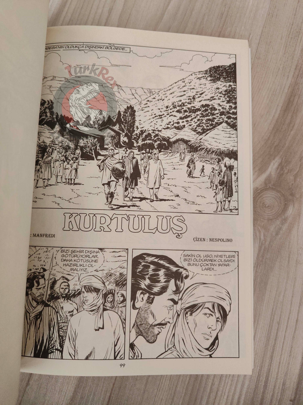Volto Nascosto Vol #6 Il prigioniero di Menelik Turkish Comic Turkey Bonelli #11 #12