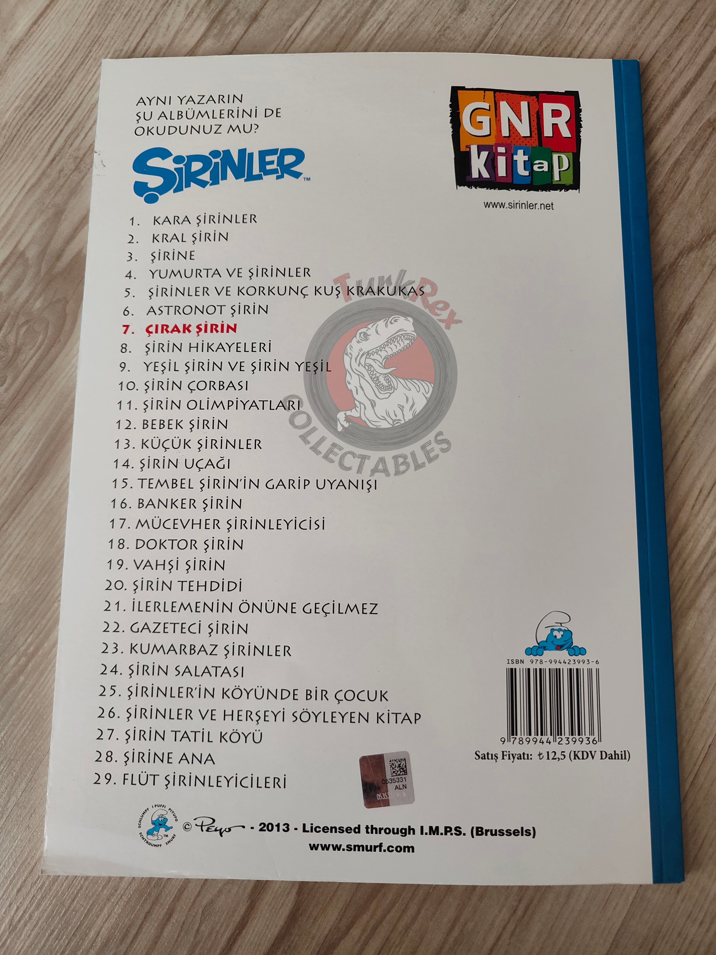 The Smurfs #7 The Smurf Apprentice 2013 Turkish Comic Turkey Schtroumpf