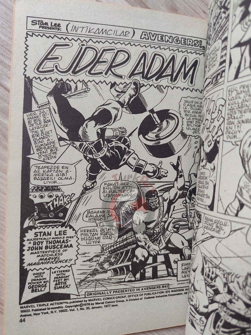Ms. Marvel #5 1988 Turkish Comic Turkey #8 The Avengers #41 #17