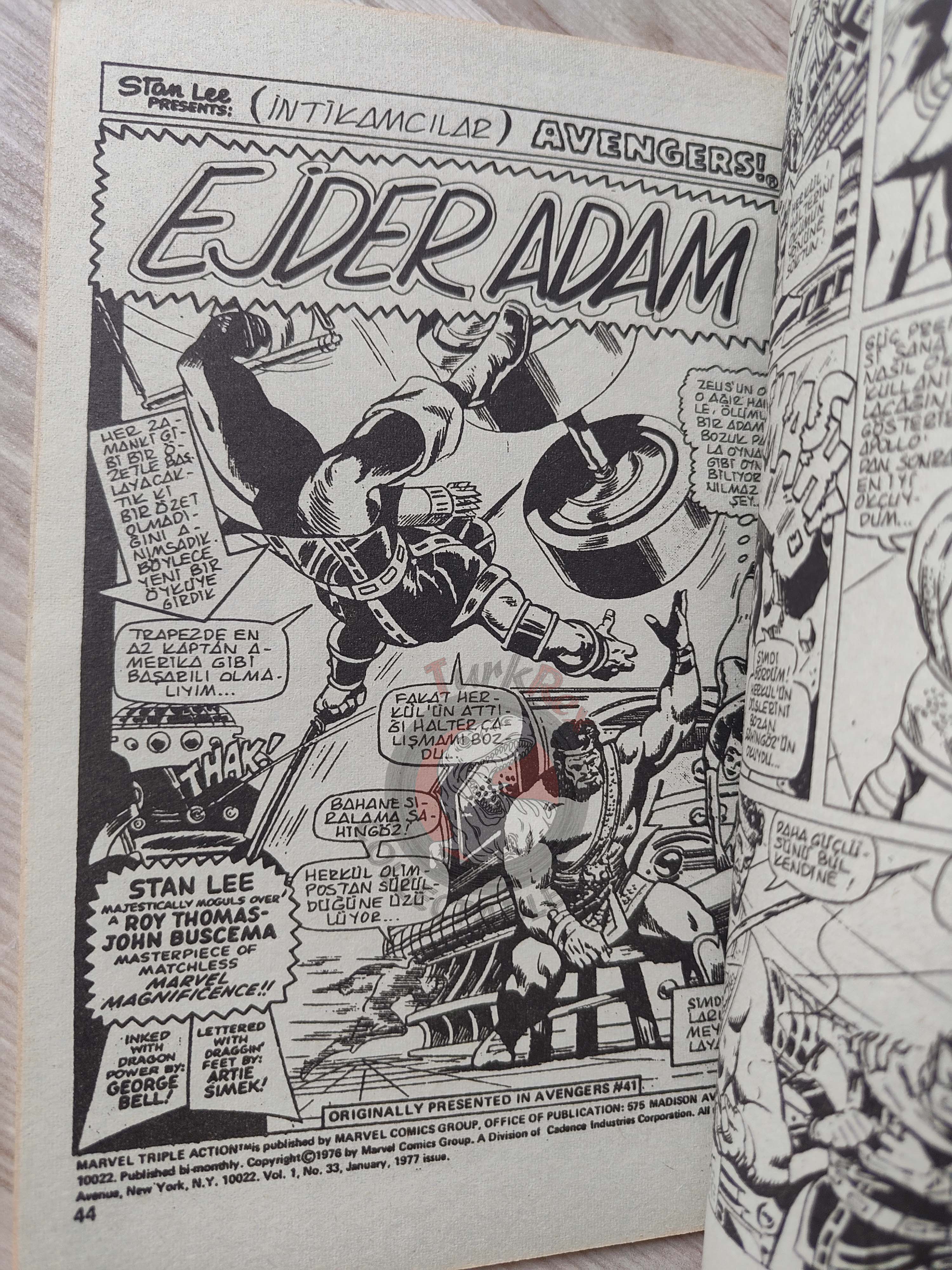 Ms. Marvel #5 1988 Turkish Comic Turkey #8 The Avengers #41 #17