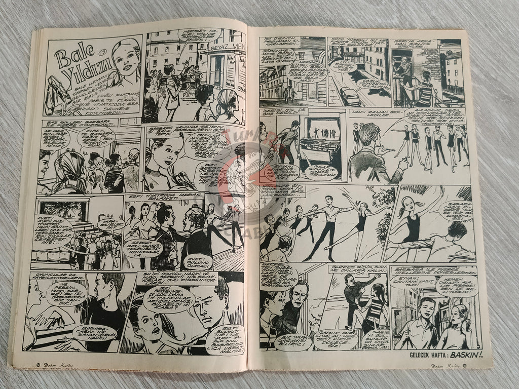 Doğan Kardeş 1971 Magazine #29 Turkish Comic Turkey Sinbad the Sailor Alice In Wonderland
