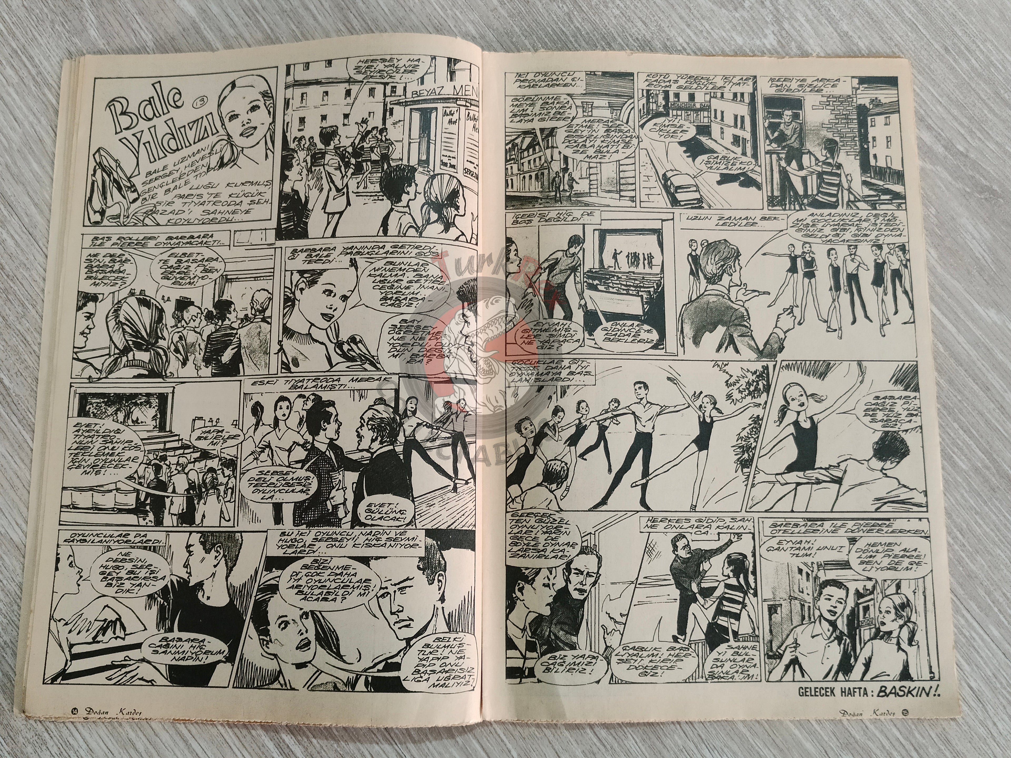Doğan Kardeş 1971 Magazine #29 Turkish Comic Turkey Sinbad the Sailor Alice In Wonderland