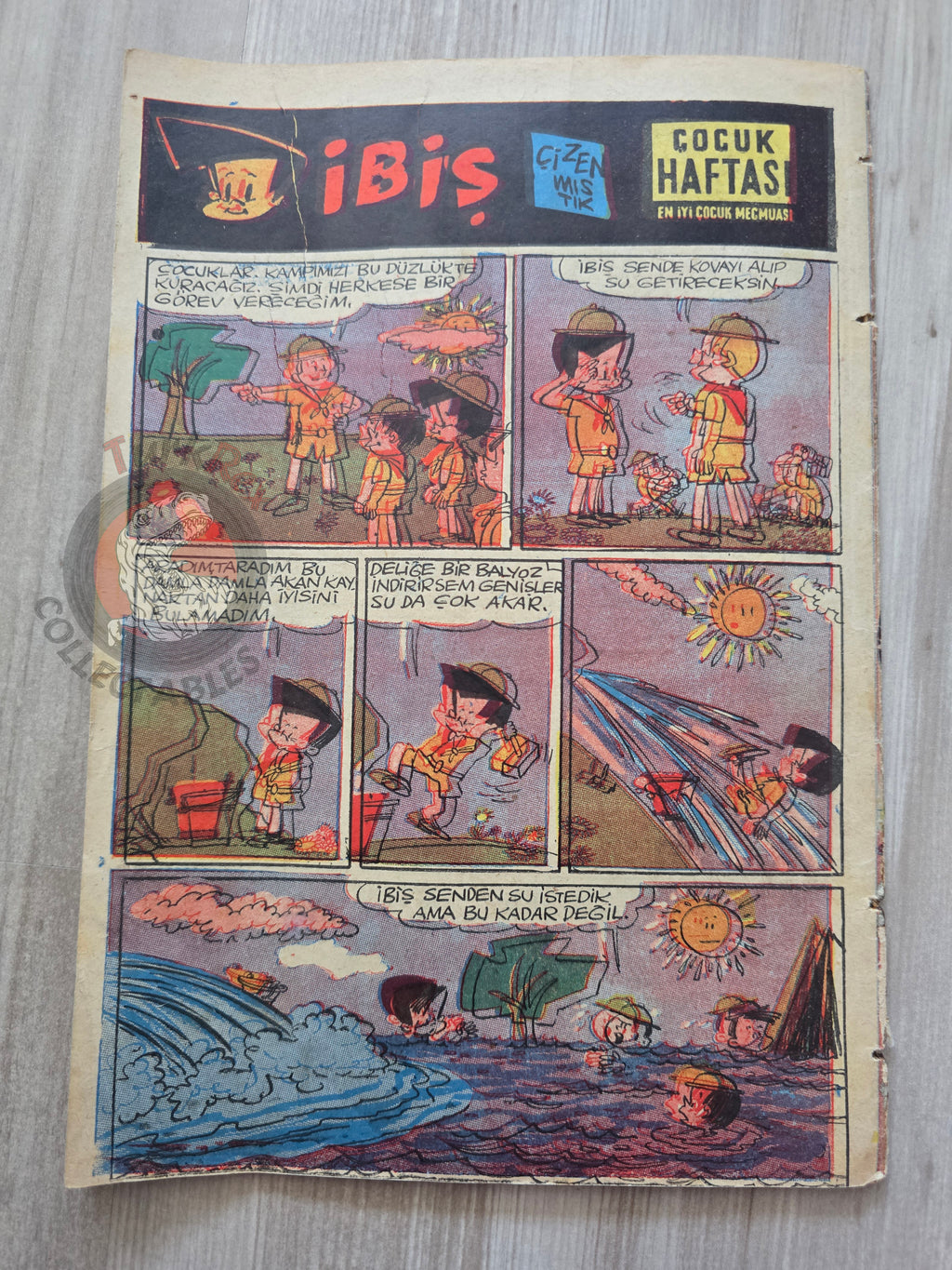 Çocuk Haftası Magazine 1962 Porky Pig Turkish Comic Turkey