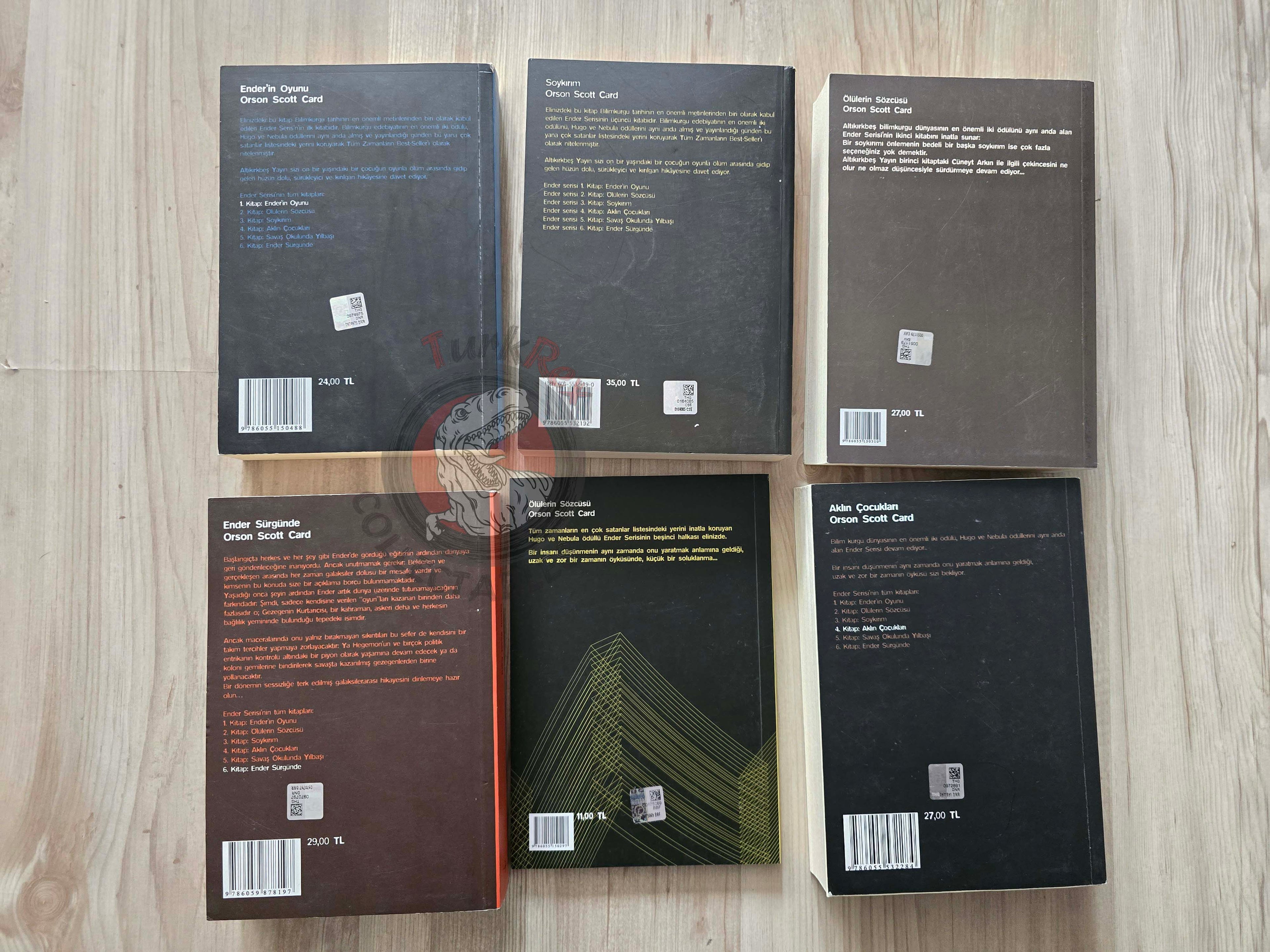 Orson Scott Card – Ender’s Game Turkish Book Turkey Complete Set