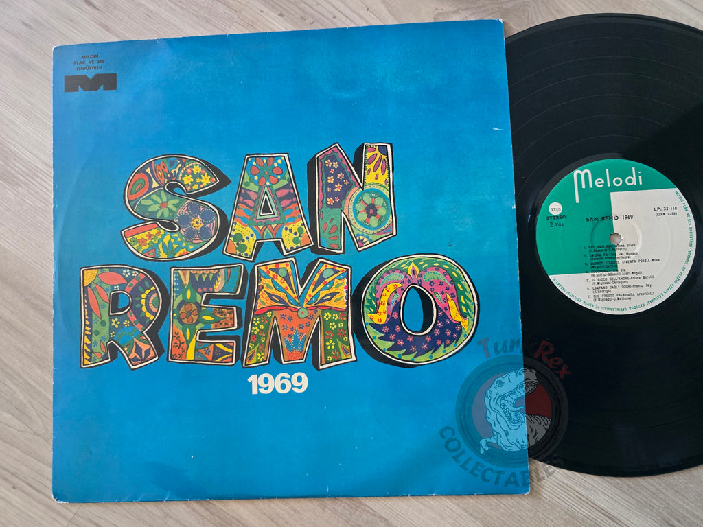 Various – San Remo 1969 Turkish Pressing Vinyl Turkey Edition