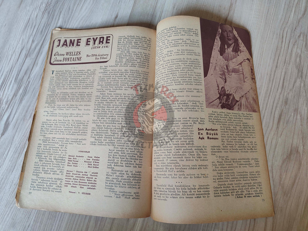 Yıldız 1944 Ann Sheridan Turkish Mag Turkey Hollywood Deanna Durbin Charlie Chaplin Irene Manning