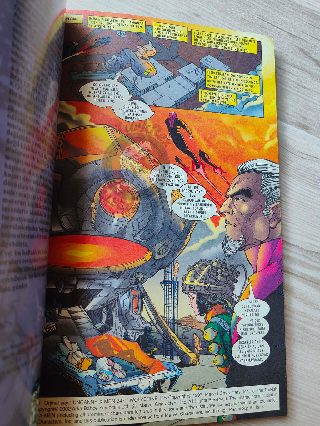 X-Men Vol #1 2002 Turkish Comic Turkey Uncanny #346 #347 #66  #67 Wolverine