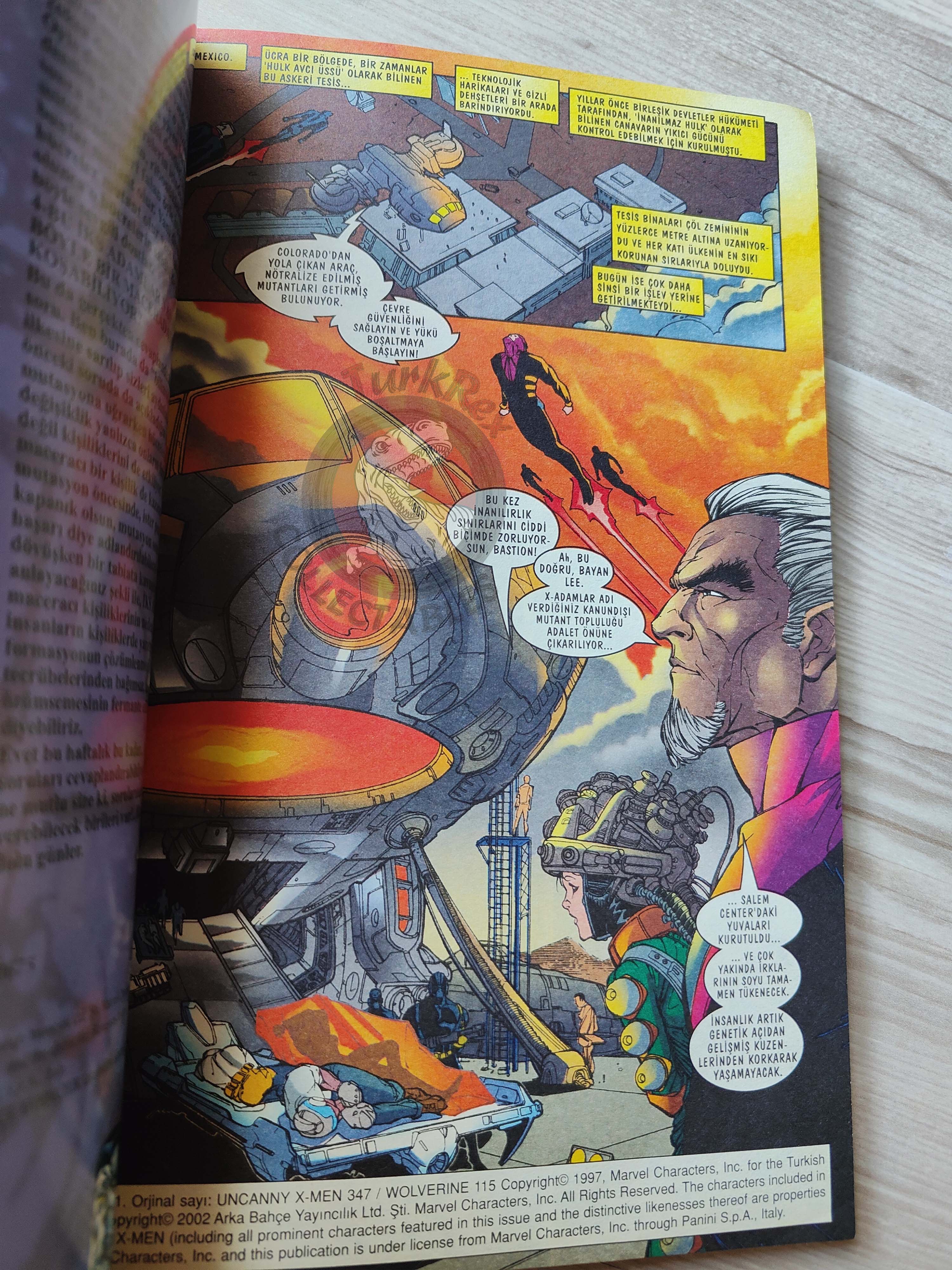 X-Men Vol #1 2002 Turkish Comic Turkey Uncanny #346 #347 #66  #67 Wolverine