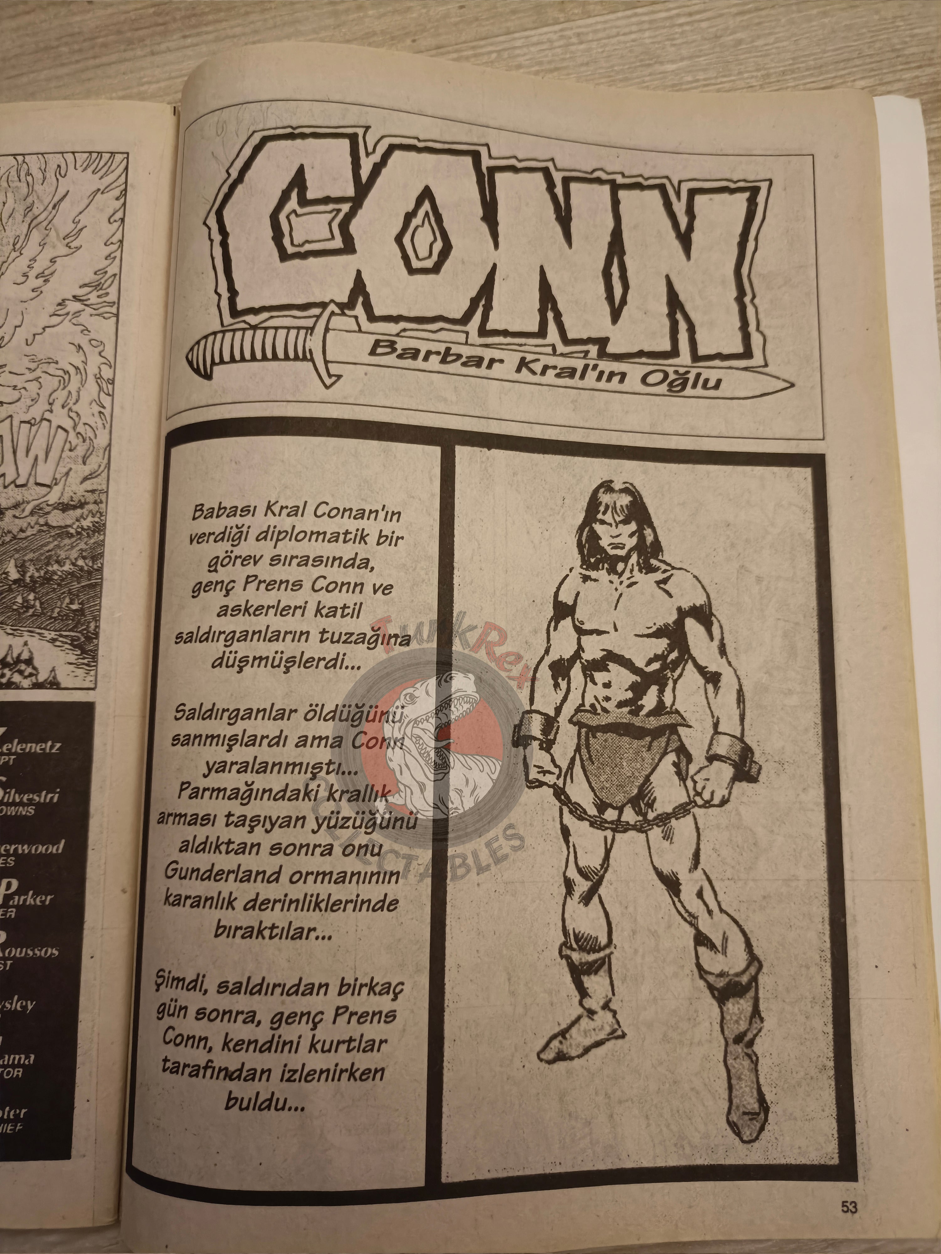 Kral Conan #32 King Conan #22 #23 Turkish Comic Turkey Prince Conn Ken Kelly