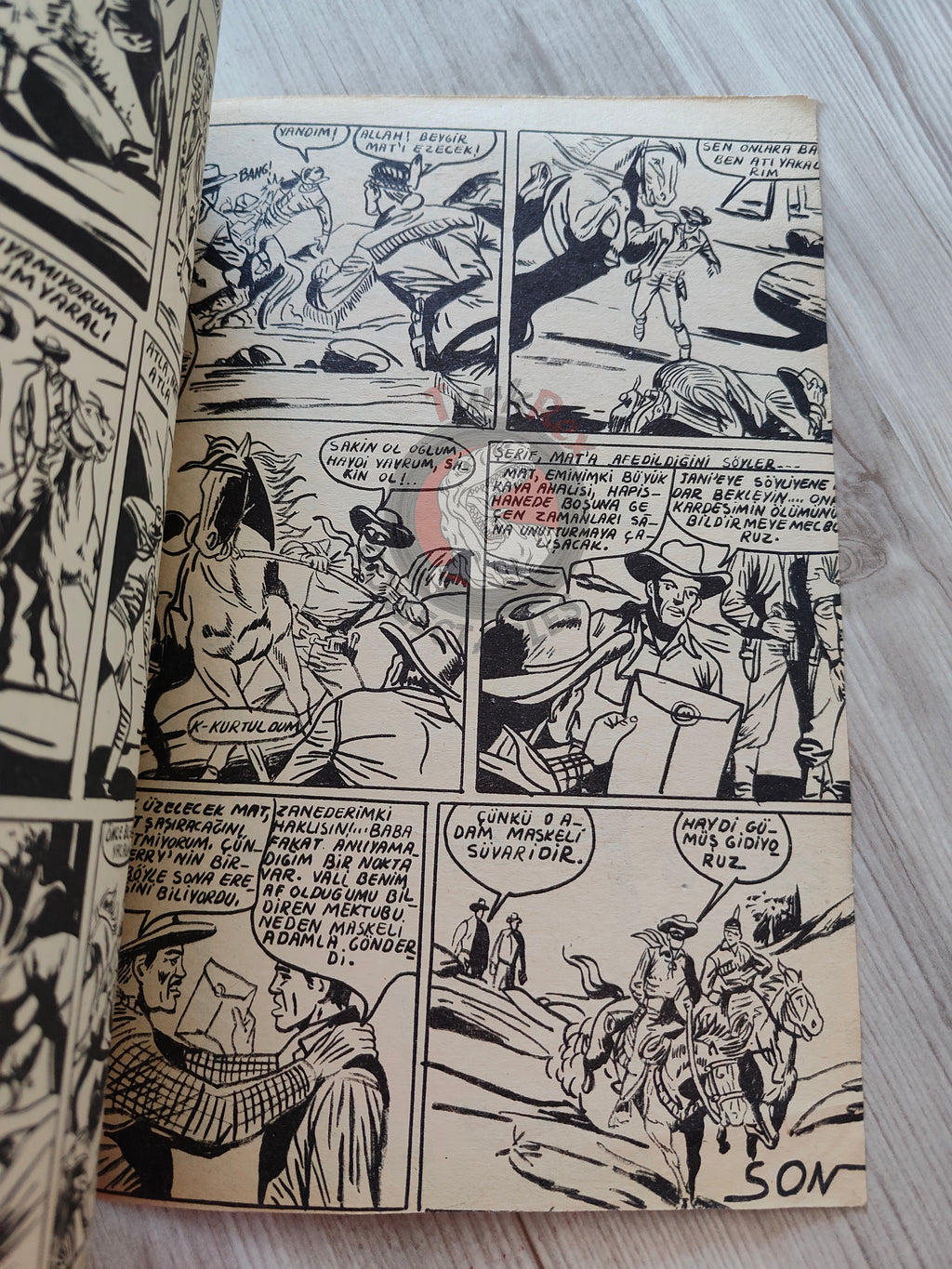 1001 Özel #149 1955 The Lone Ranger Turkish Comic Mag Turkey