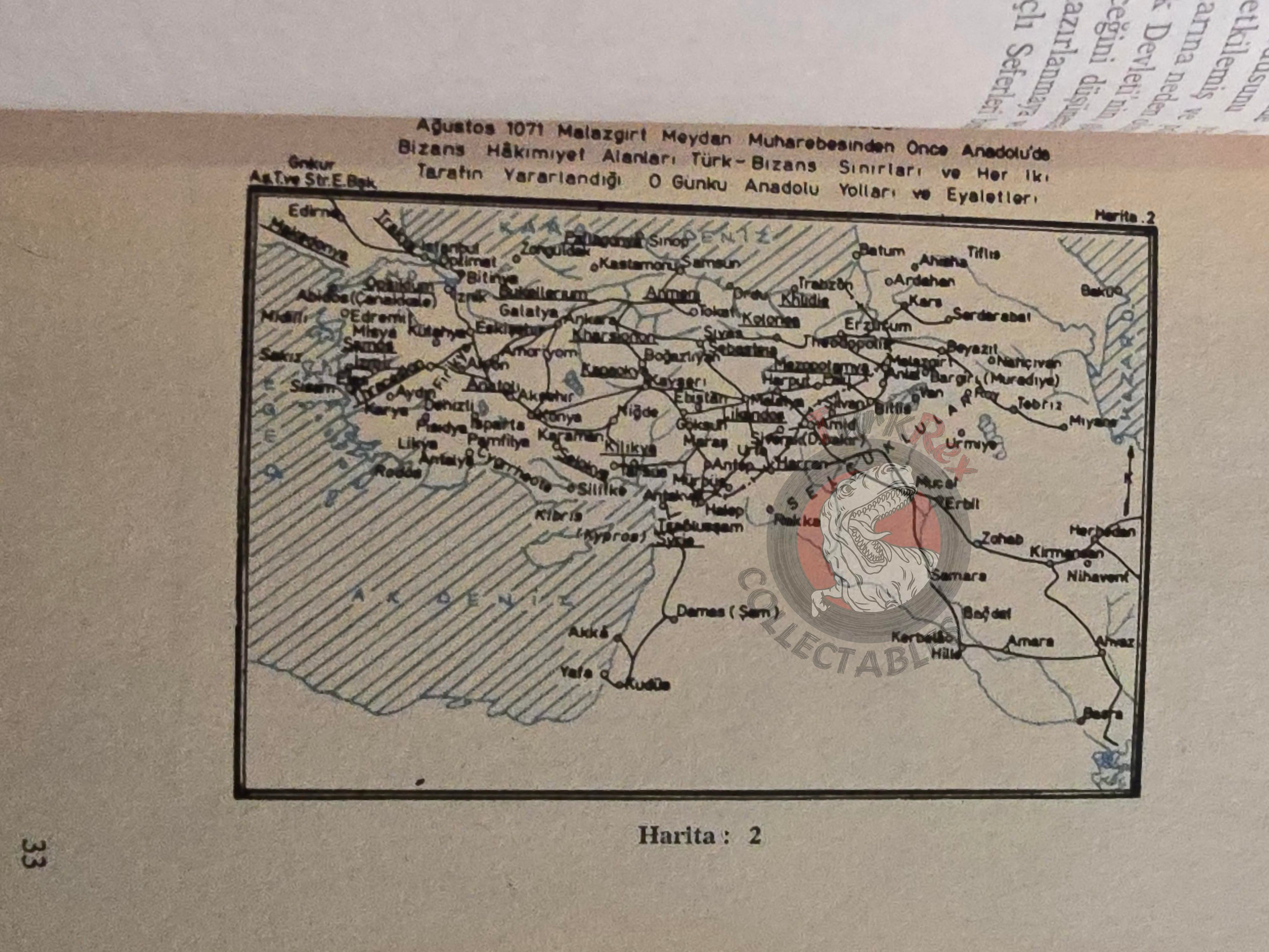 Raids on Anatolia During the Seljuk Period 1981 Turkish Book Military Seljuk Empire Maps