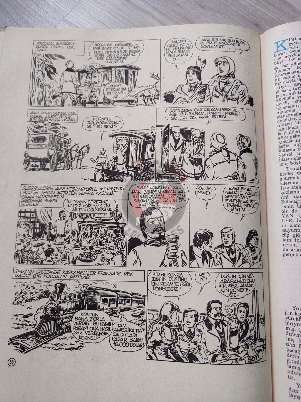 Milliyet Çocuk #30 1979 Turkish Comic Turkey Joyas Literarias Juveniles #104 Jules Verne