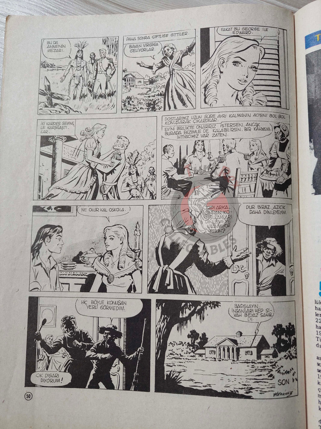 Milliyet Çocuk #49 1979 Turkish Comic Turkey Joyas Literarias Juveniles #143 Thomas Mayne Reid