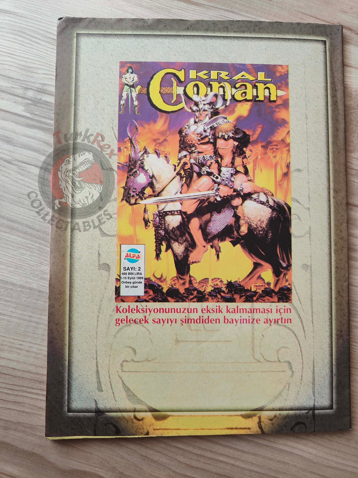 Kral Conan #1 The Savage Sword of #26 #27 Turkish Comic Turkey