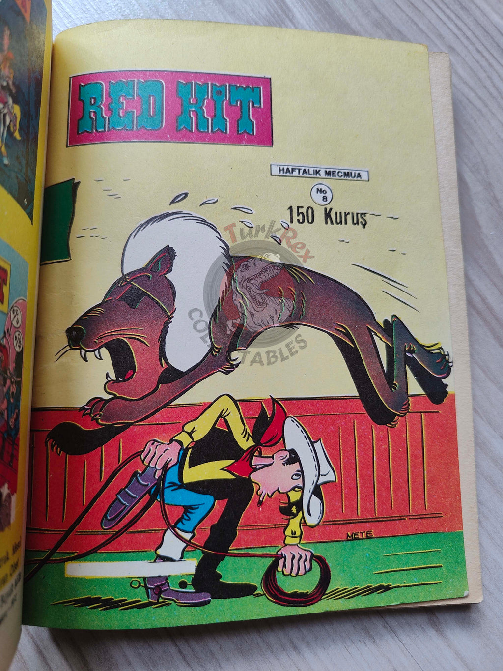 Lucky Luke #3 Western Circus 1972 Turkish Comic Turkey Tif Et Tondu