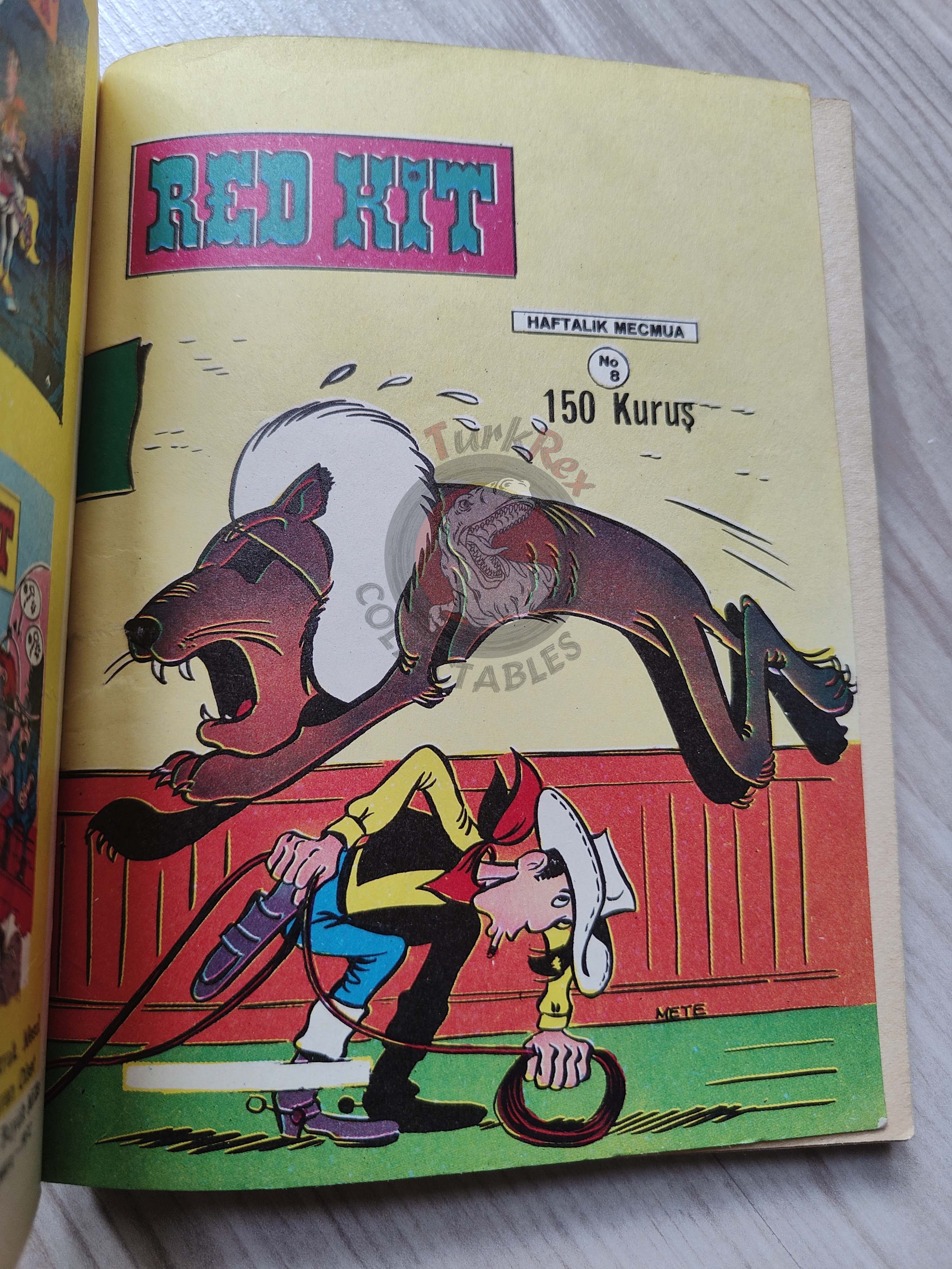 Lucky Luke #3 Western Circus 1972 Turkish Comic Turkey Tif Et Tondu