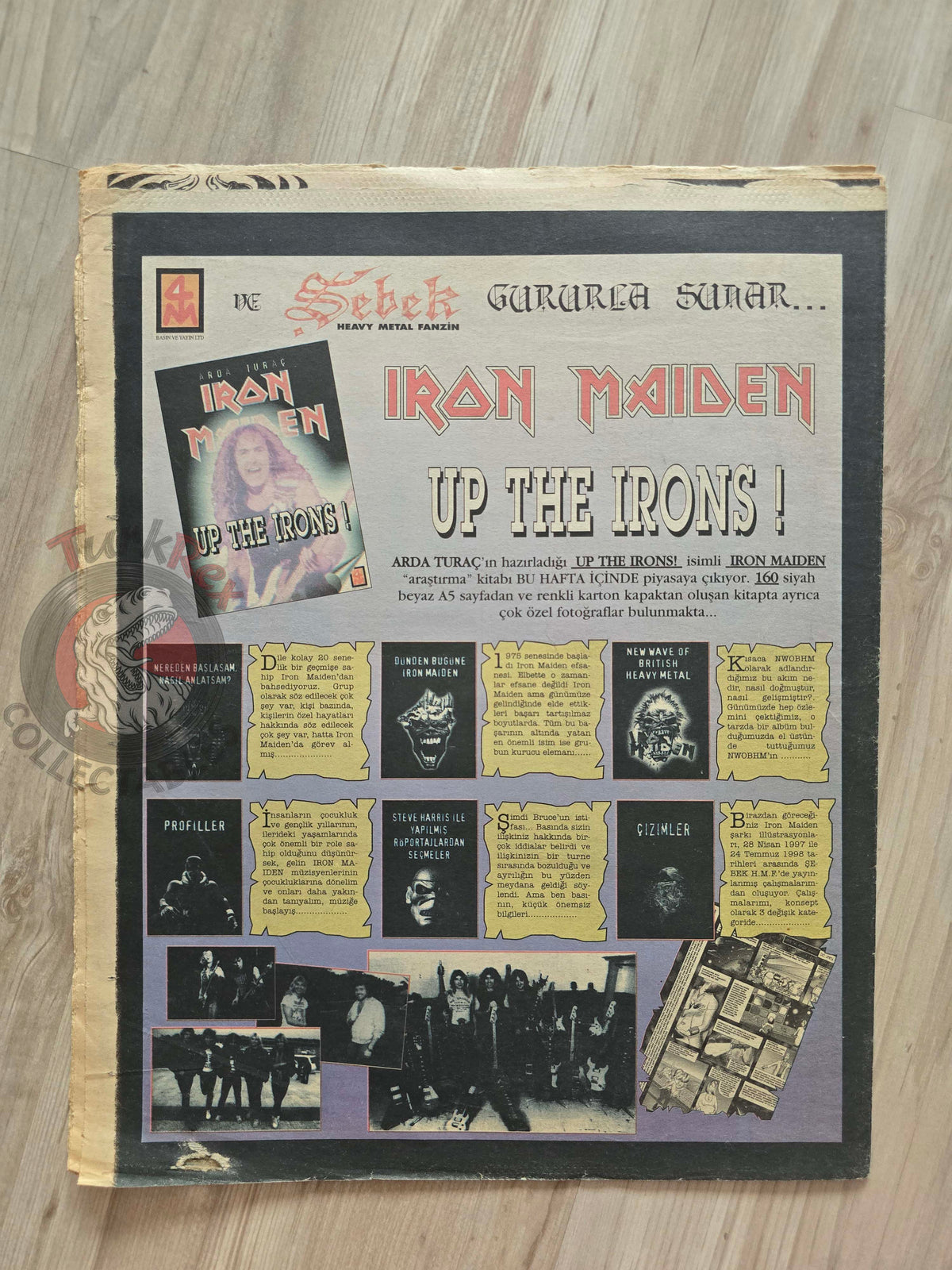 Şebek Fanzine 1998 Judas Priest Turkish Mag Turkey Savatage Bolt Thrower Black Sabbath Satyricon