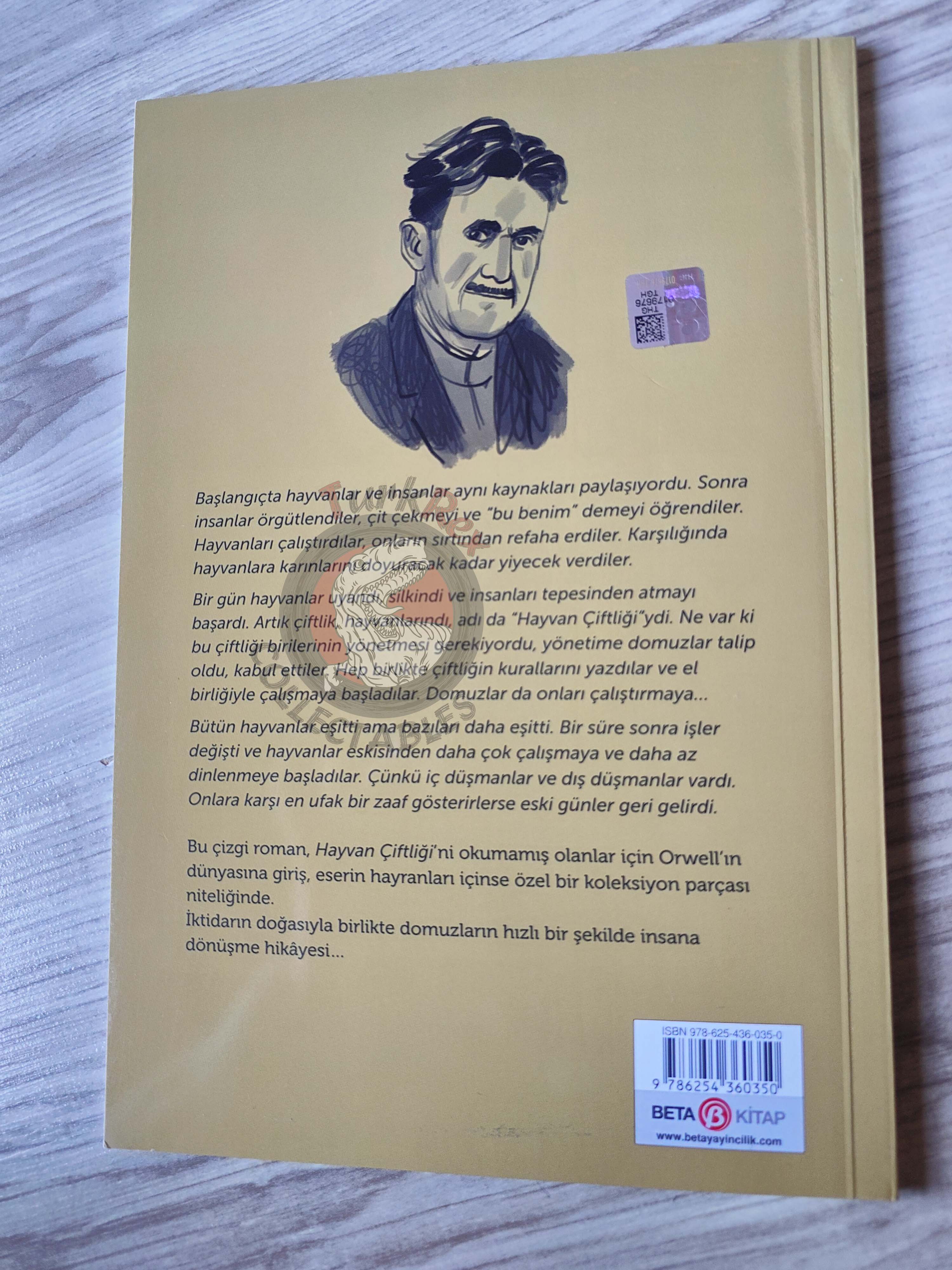 George Orwell - Animal Farm Turkish Comic Turkey Unique Drawings