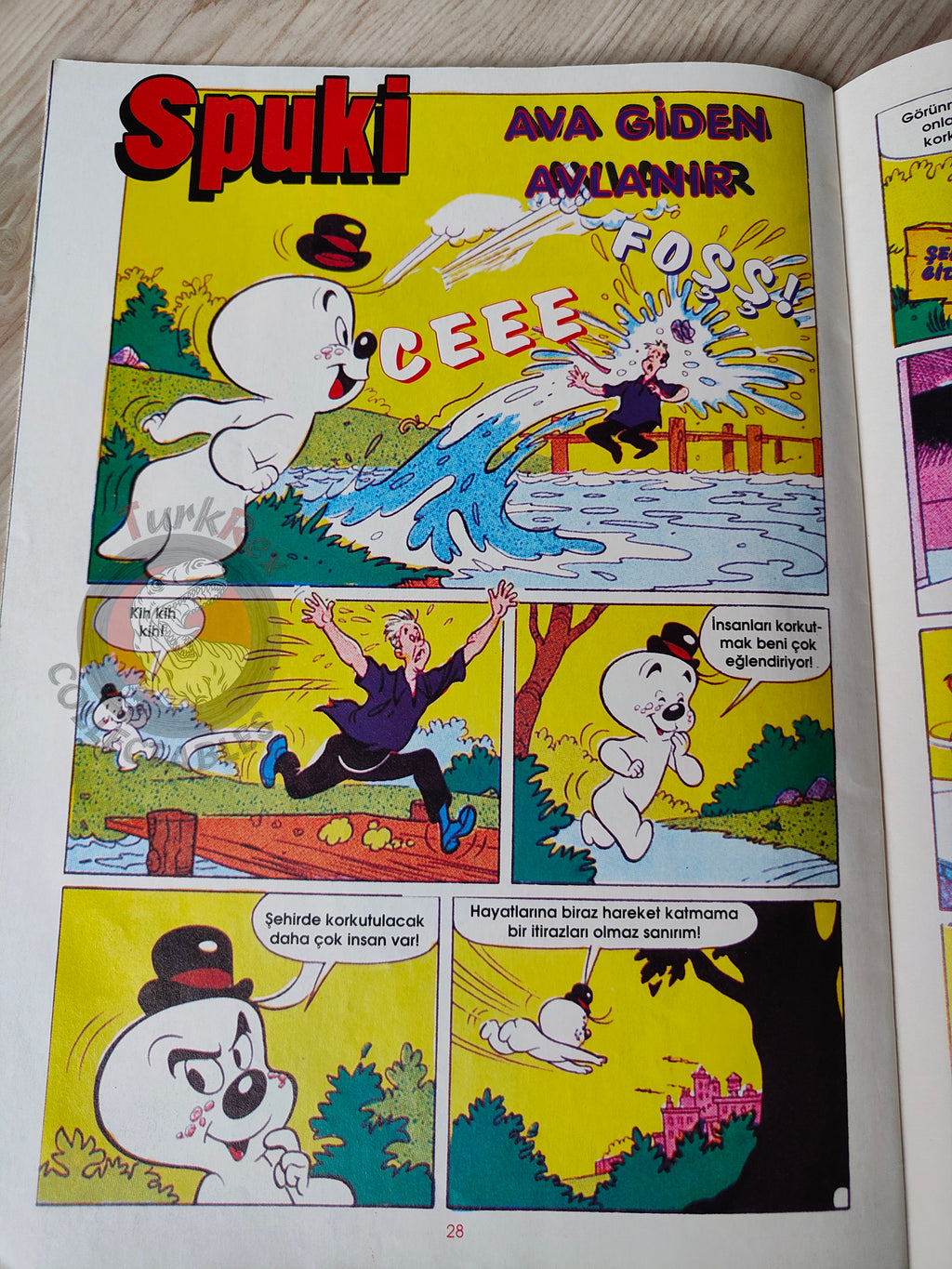 Casper the Friendly Ghost Magazine – Issue #21 1997 Turkish Comic Turkey