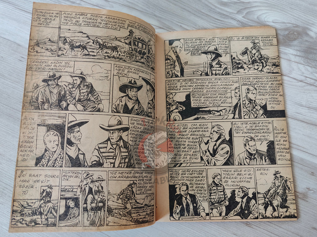1001 Roman 1942 The Heroic Cavalryman Turkish Comic Mag Turkey