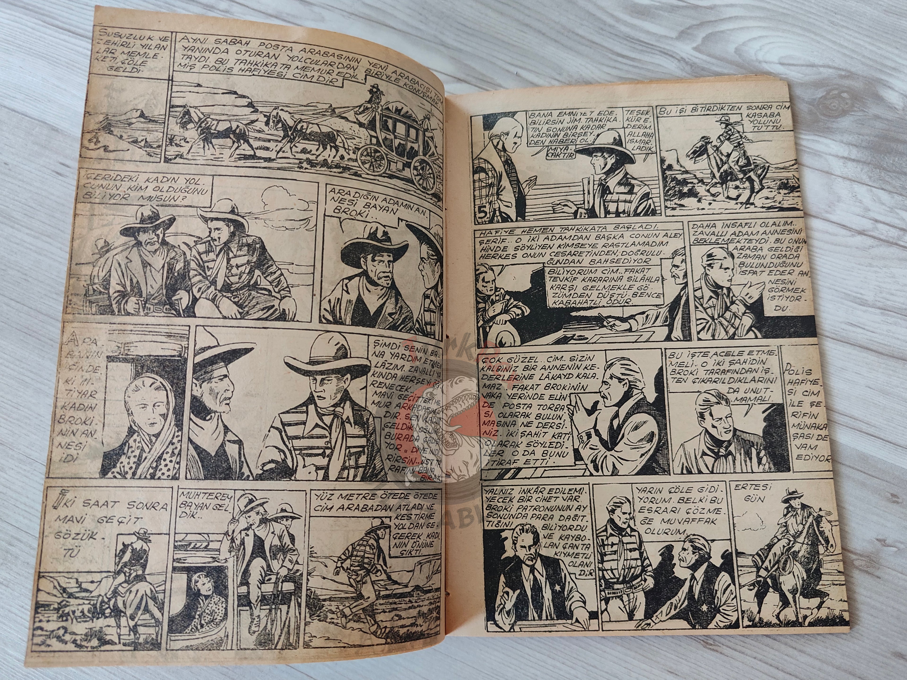 1001 Roman 1942 The Heroic Cavalryman Turkish Comic Mag Turkey