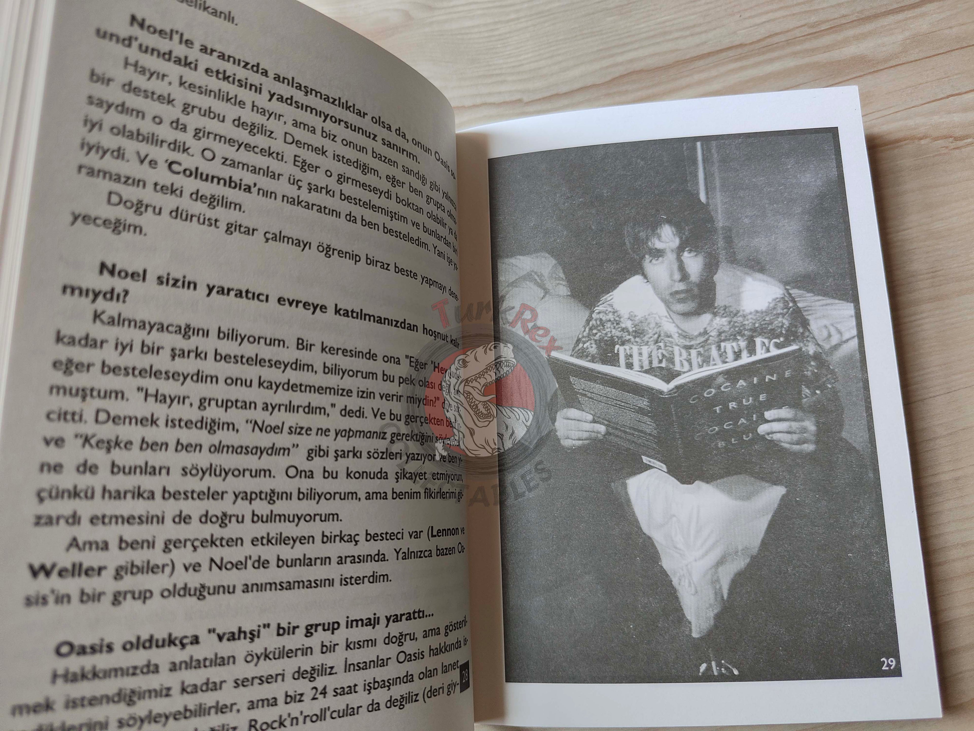 Oasis Biography Book 1997 1st by Turkish Writer Book Turkey