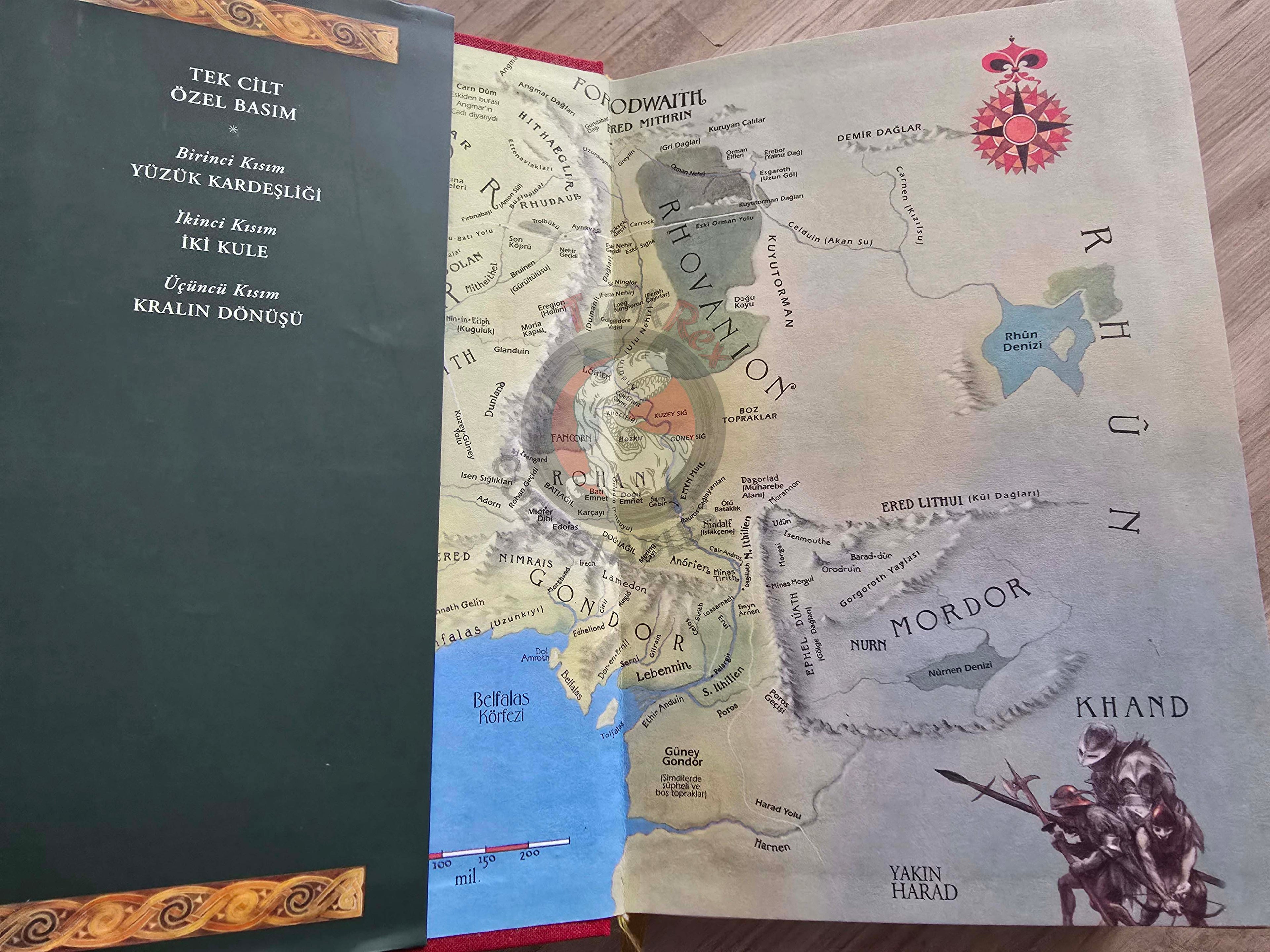 J.R.R. Tolkien – The Lord of the Rings Complete Trilogy HC/DJ Turkish Book Turkey
