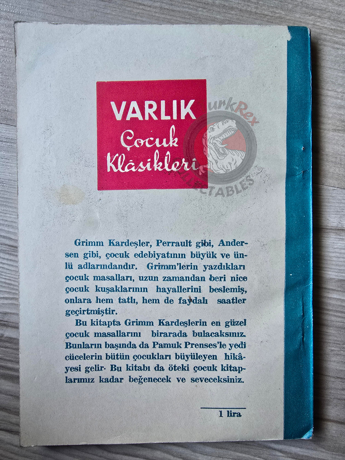 Grimm Brothers – Snow White and the Seven Dwarfs 1957 Turkish Book Turkey Illustrated