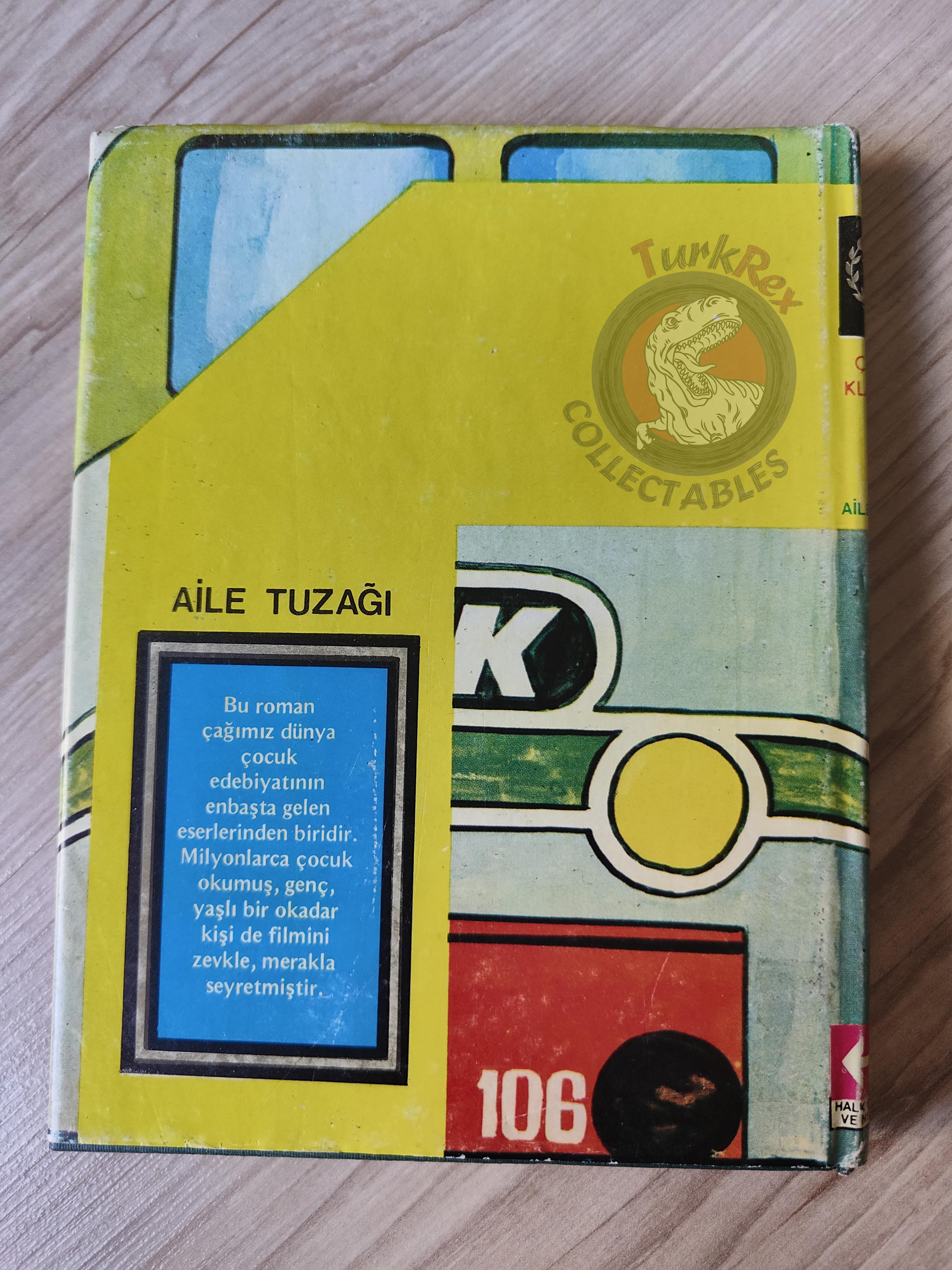 Erich Kästner – The Parent Trap 1976 HC/DJ Turkish Book Turkey Illustrated
